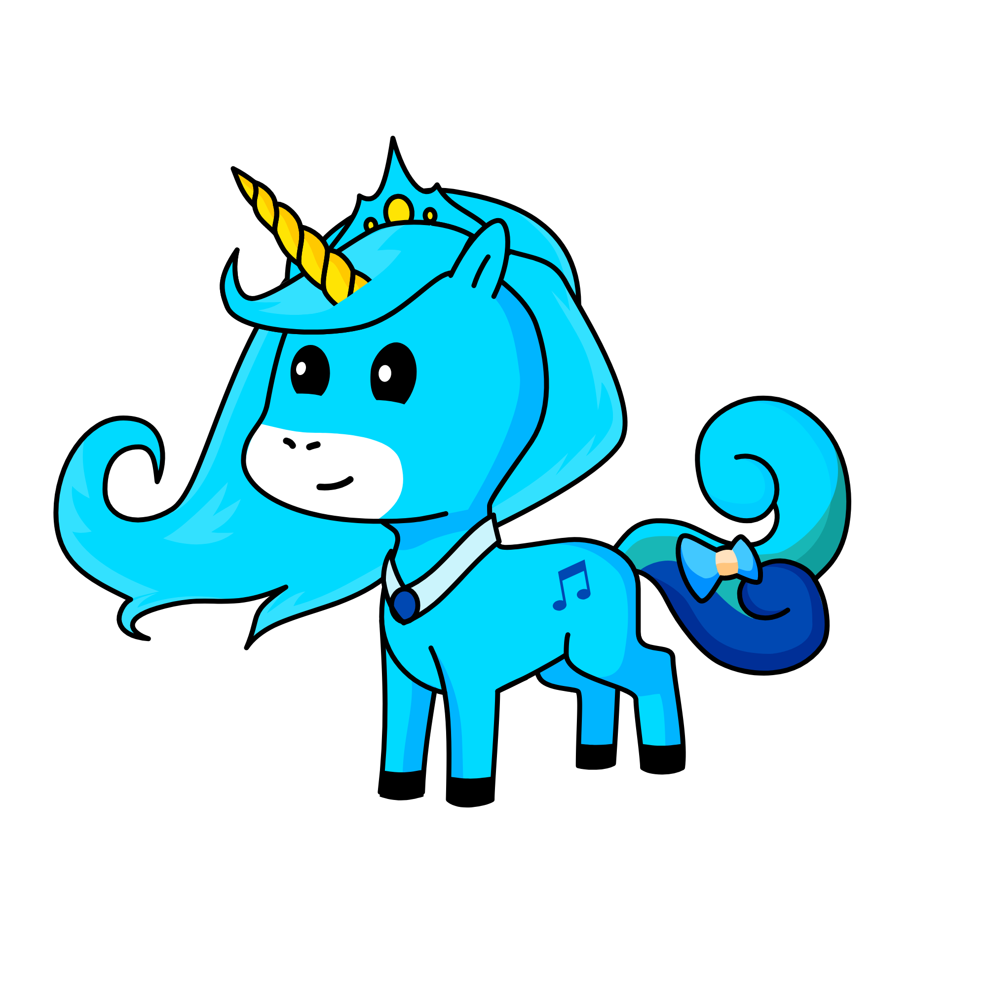 Sky, the unicorn