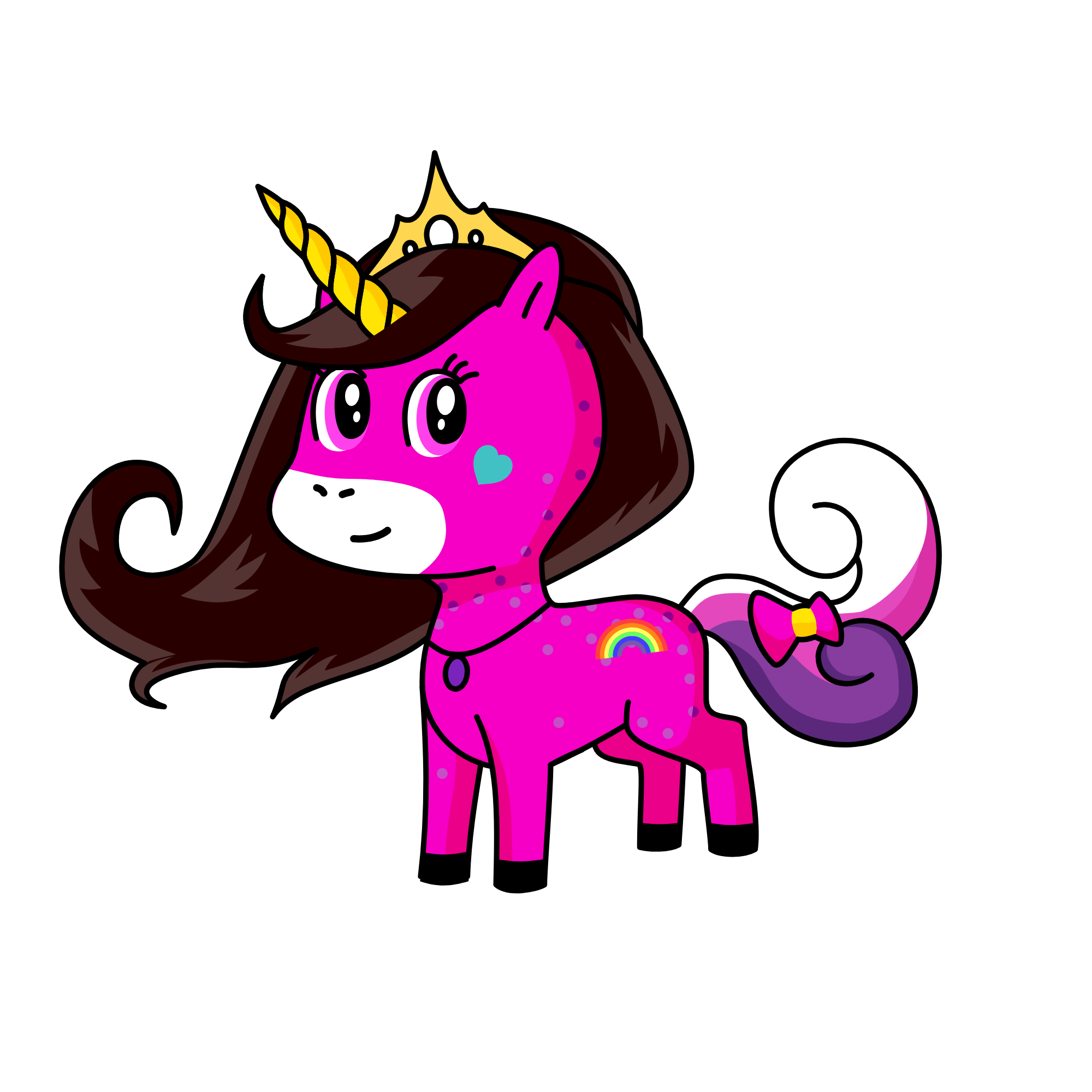 Pinky, the unicorn