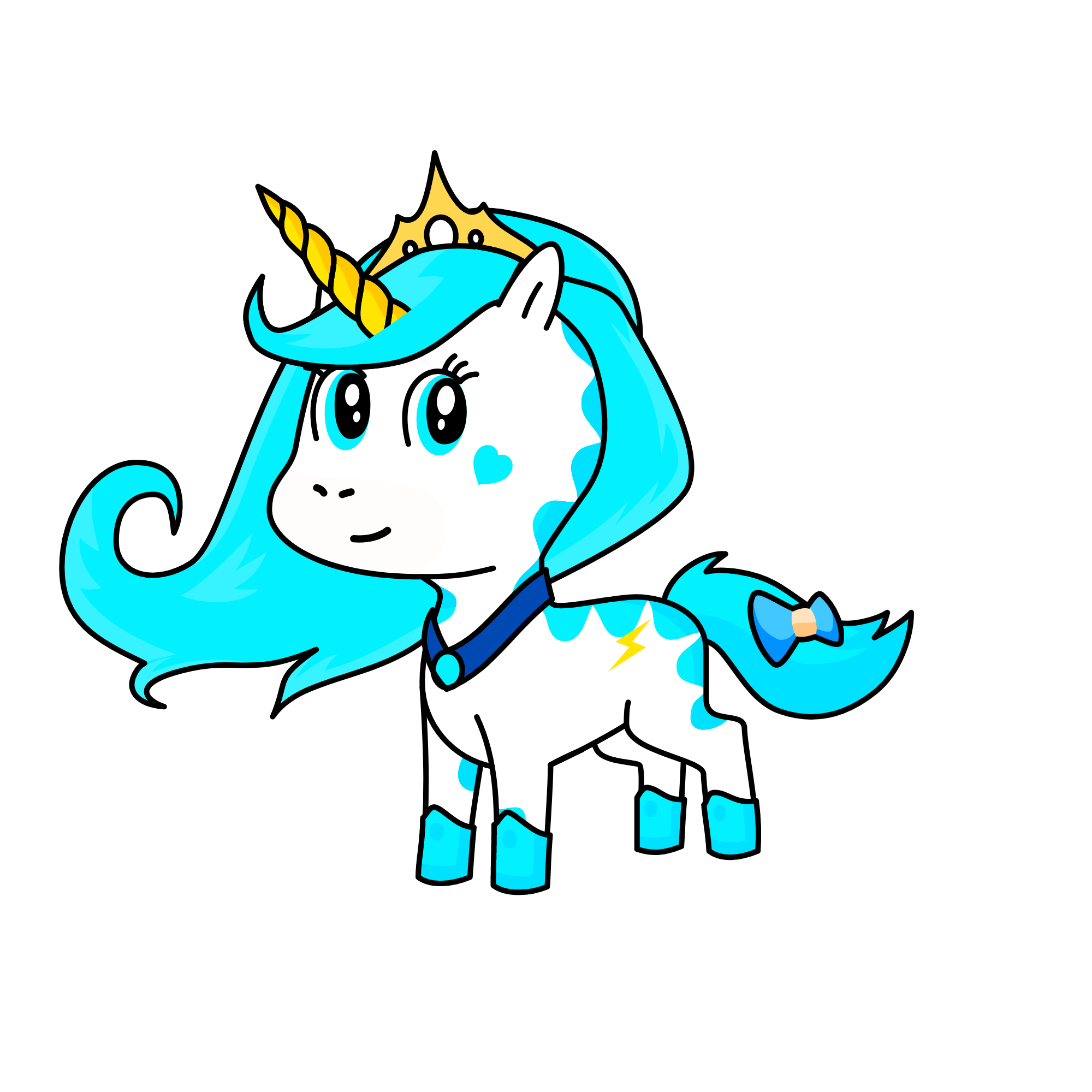 Sky, the unicorn