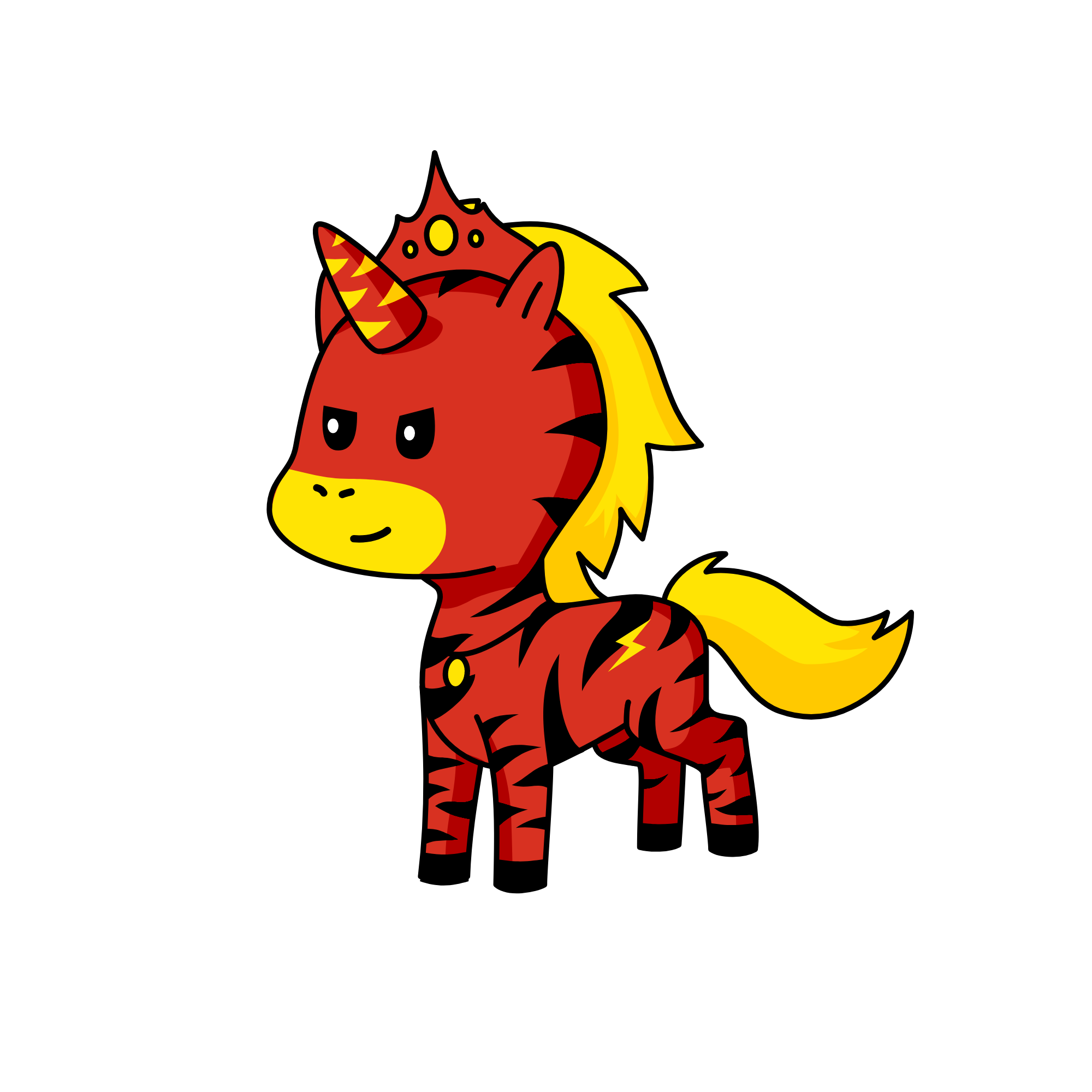 Fire, the unicorn
