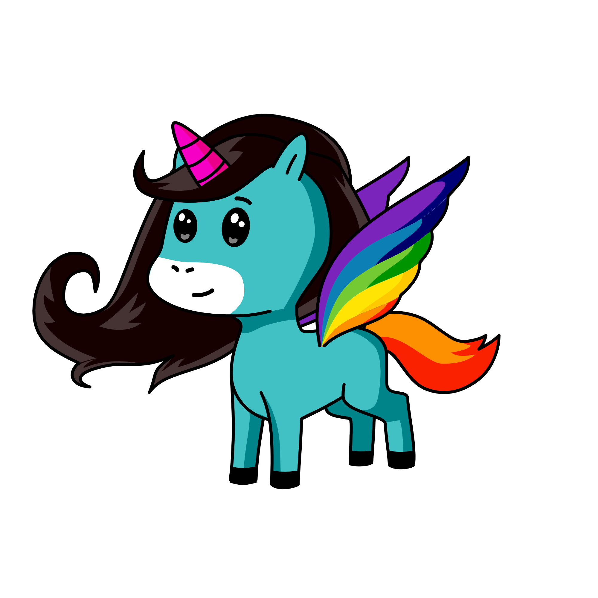 Rambow, the unicorn