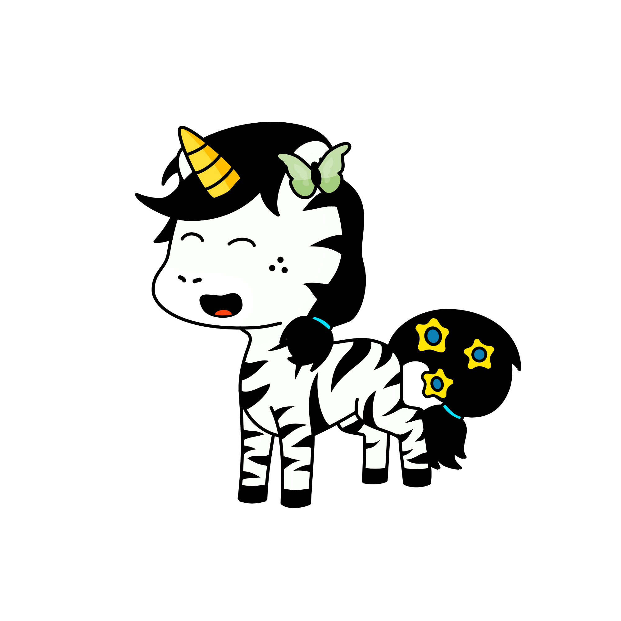 Zebra, the unicorn