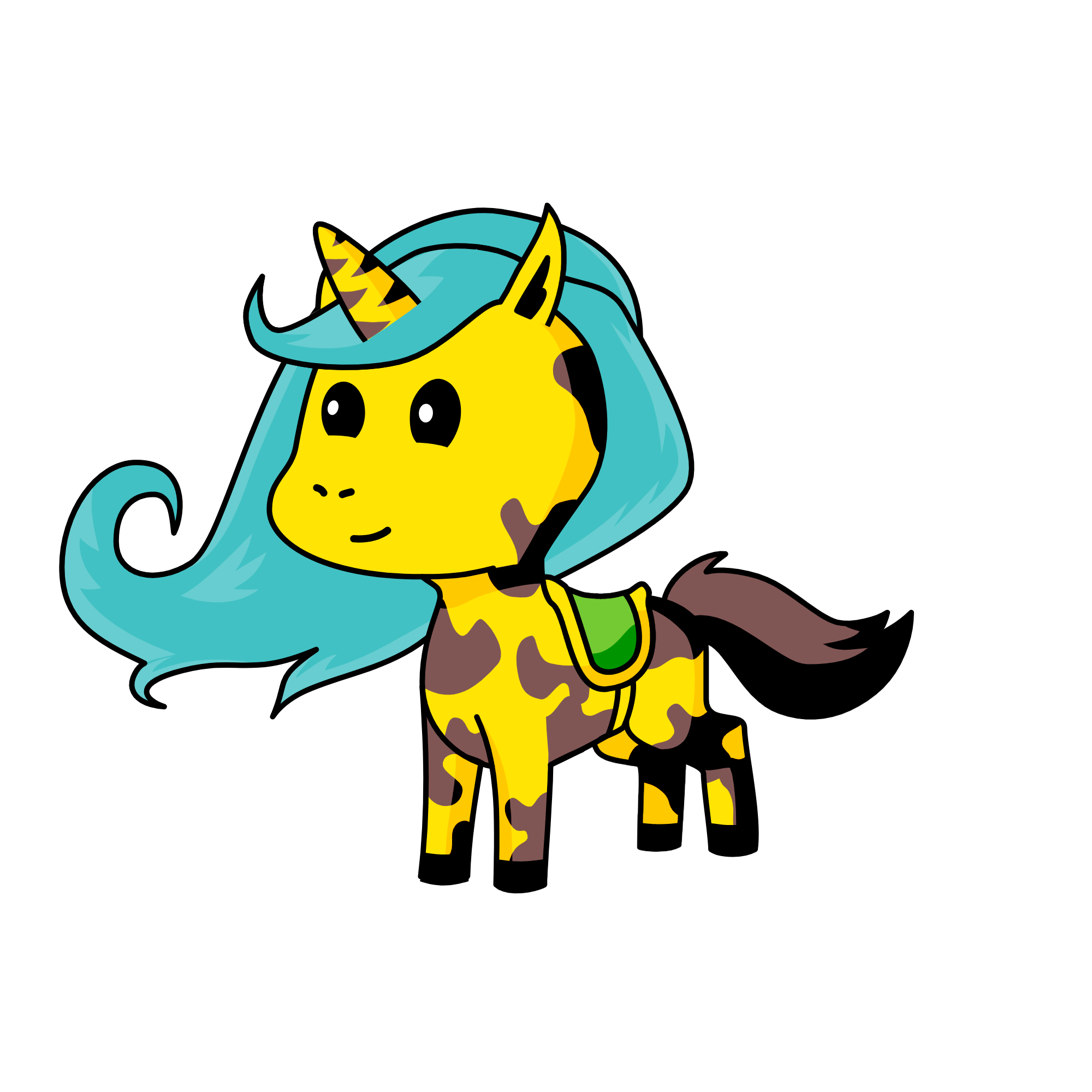 Jonah Giraffe, the unicorn