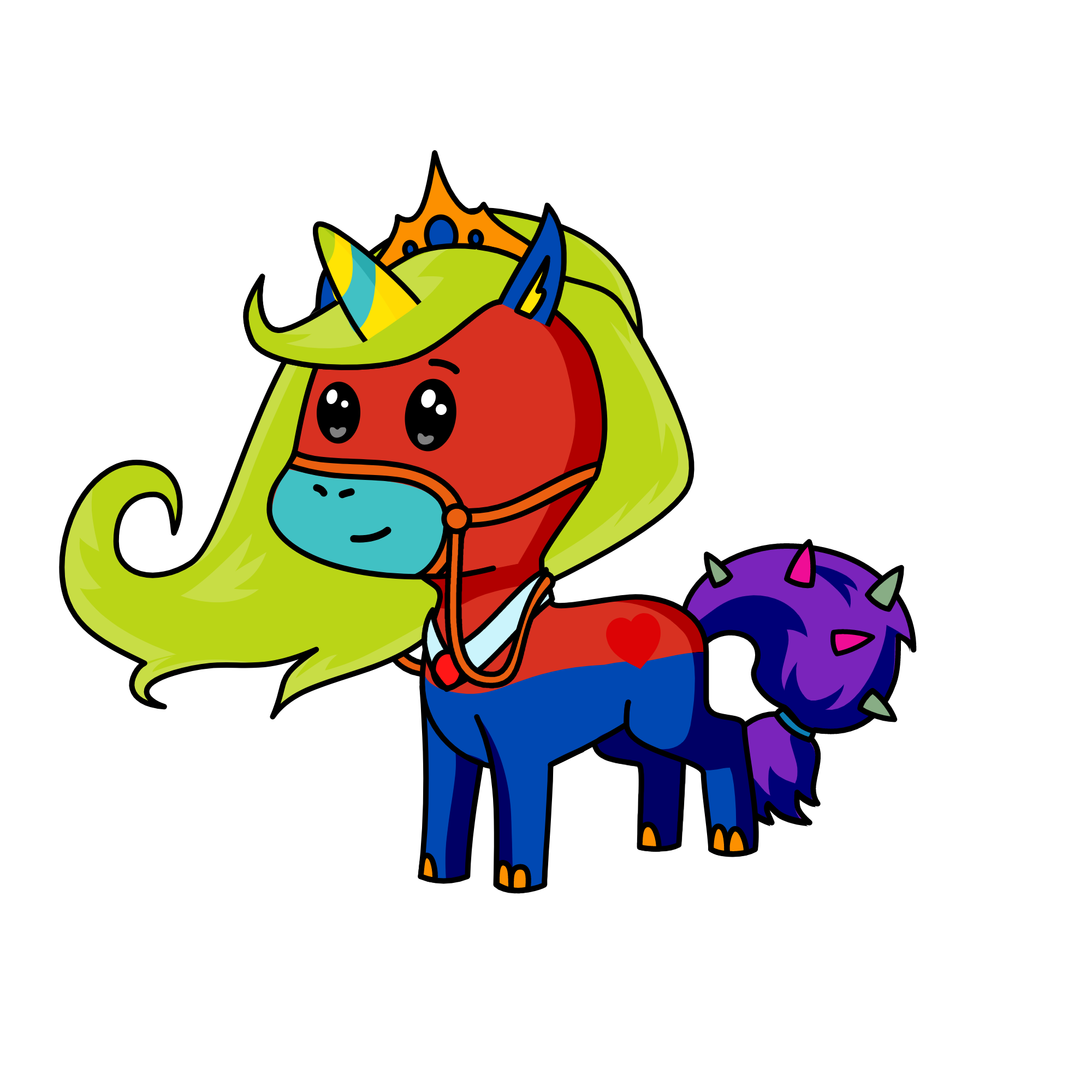 b, the unicorn