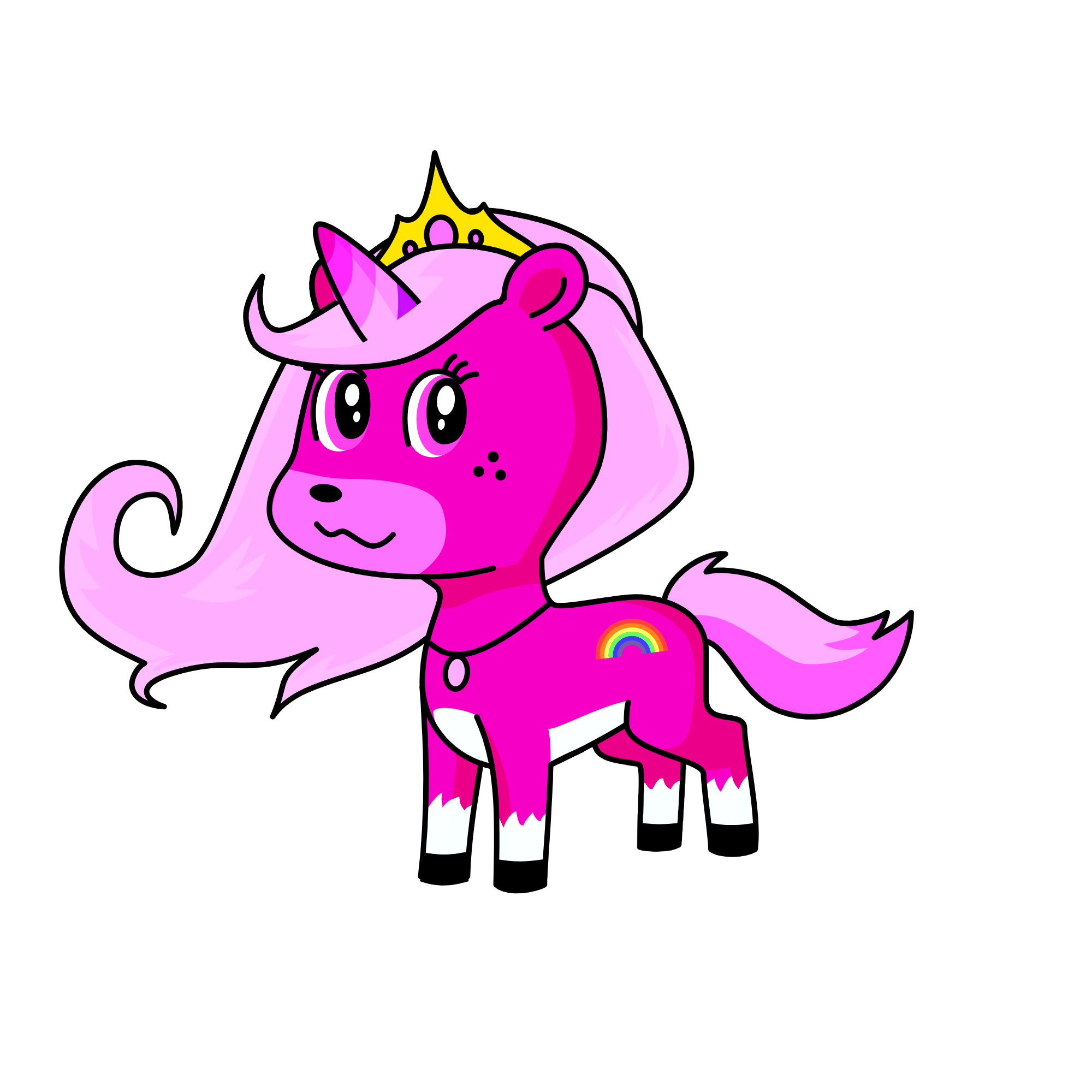 Pinky Pie, the unicorn