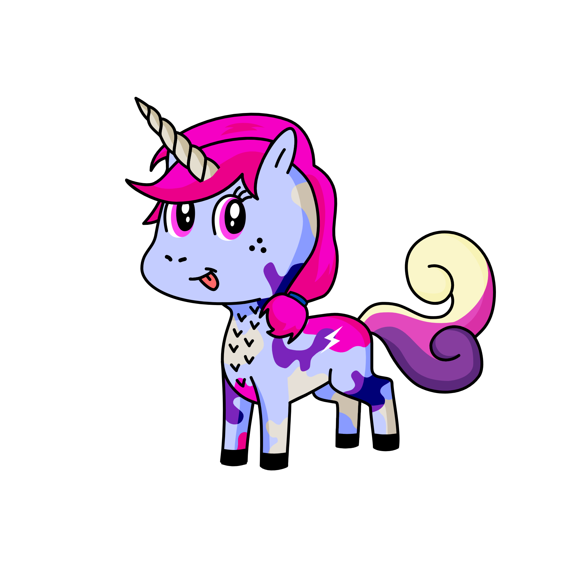 Bluebell, the unicorn