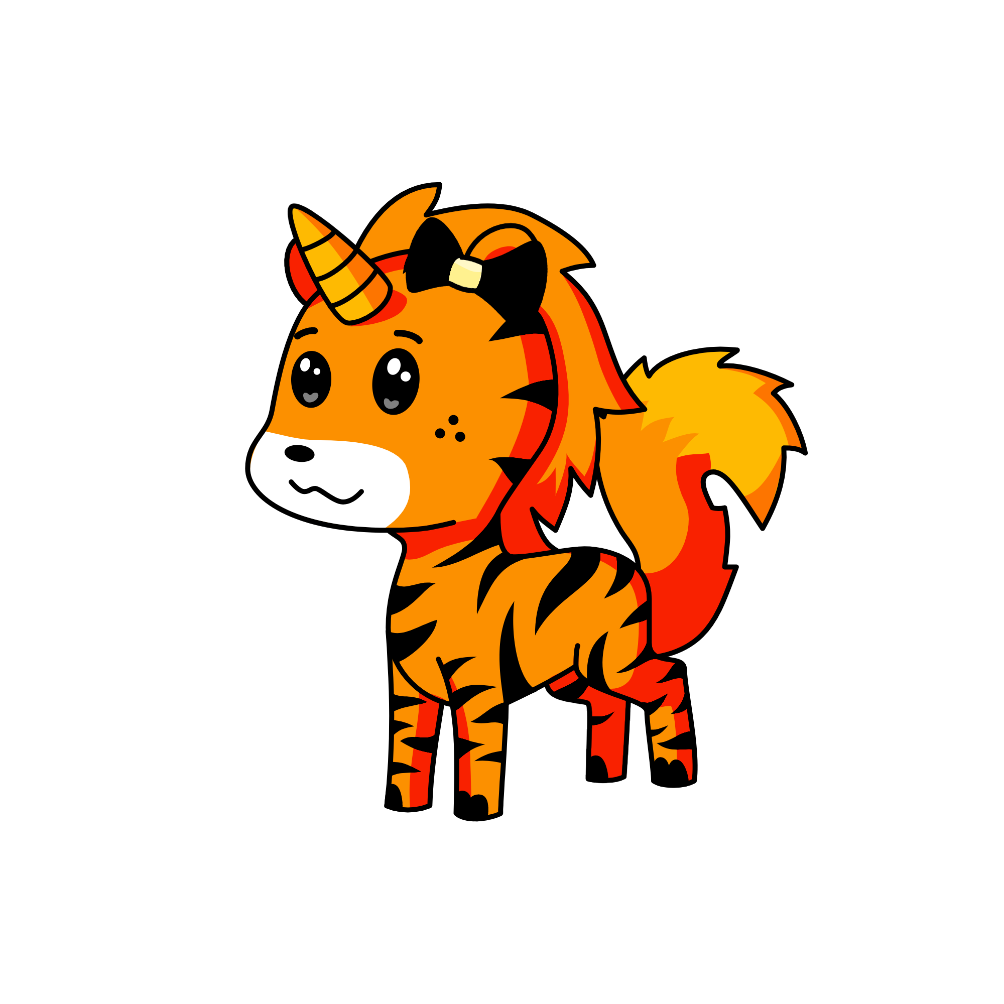 Tiger, the unicorn
