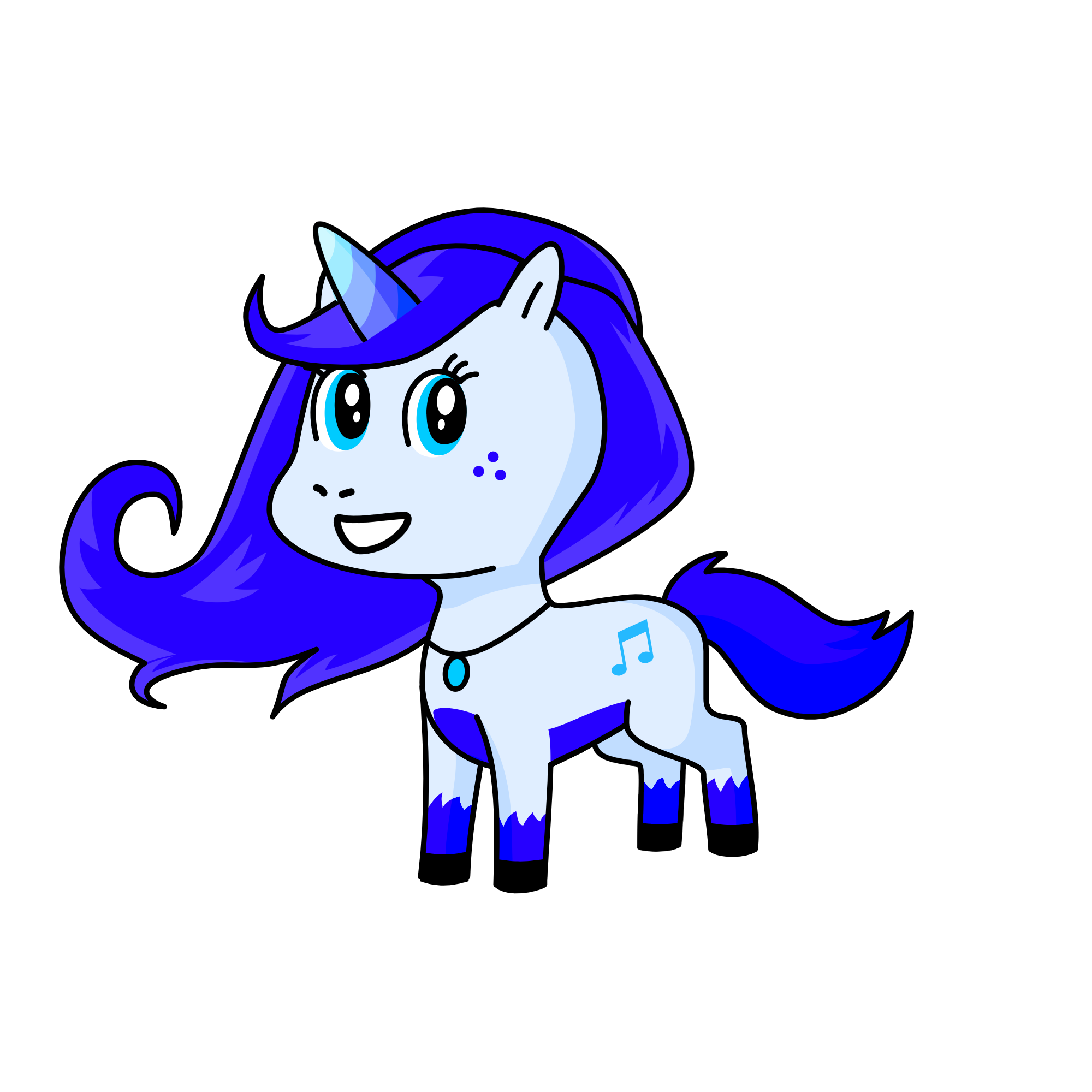Snowy, the unicorn