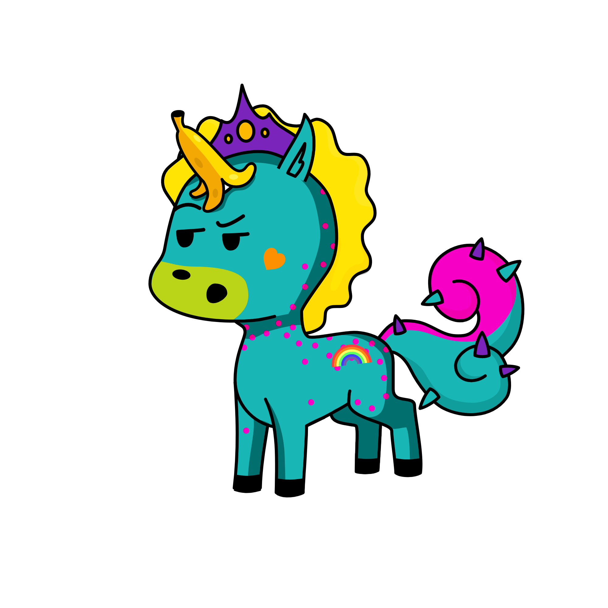v, the unicorn