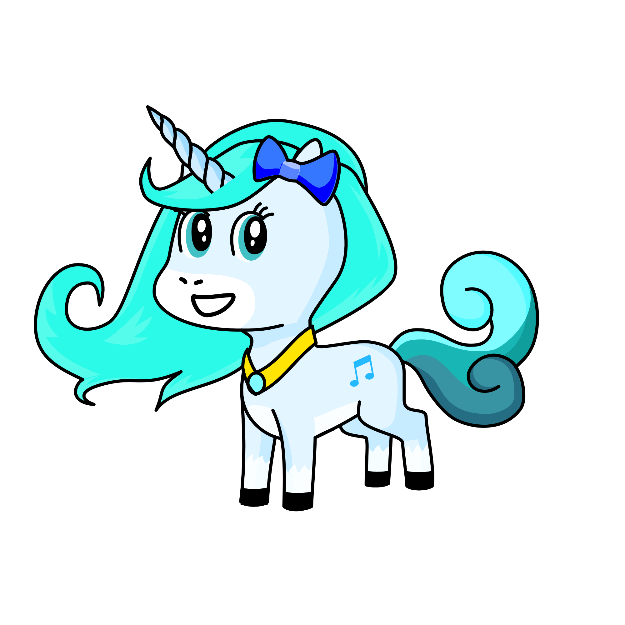 Crystal, the unicorn