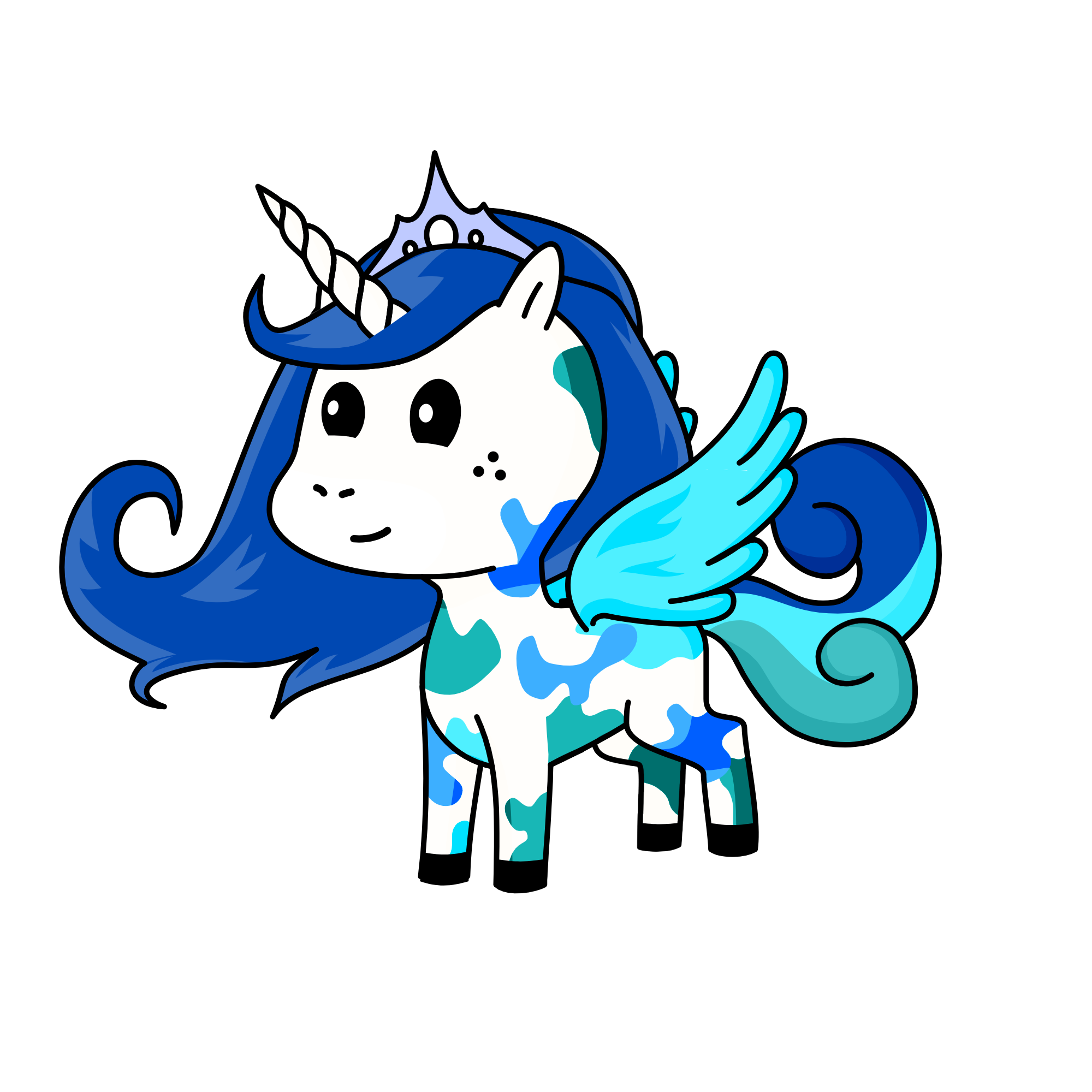 snow flake, the unicorn