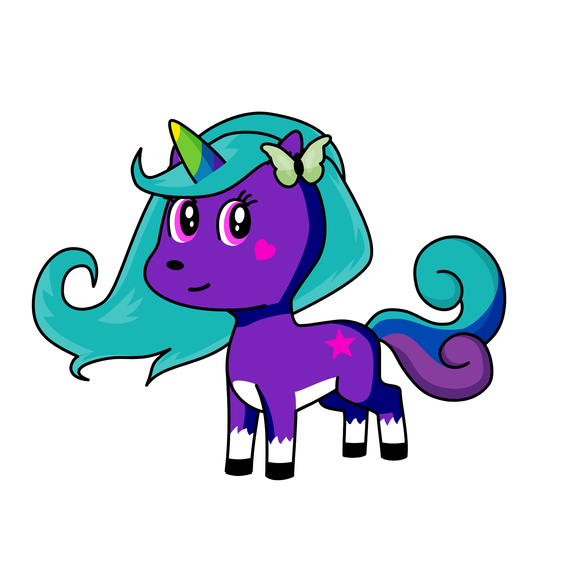 Ella Jr., the unicorn