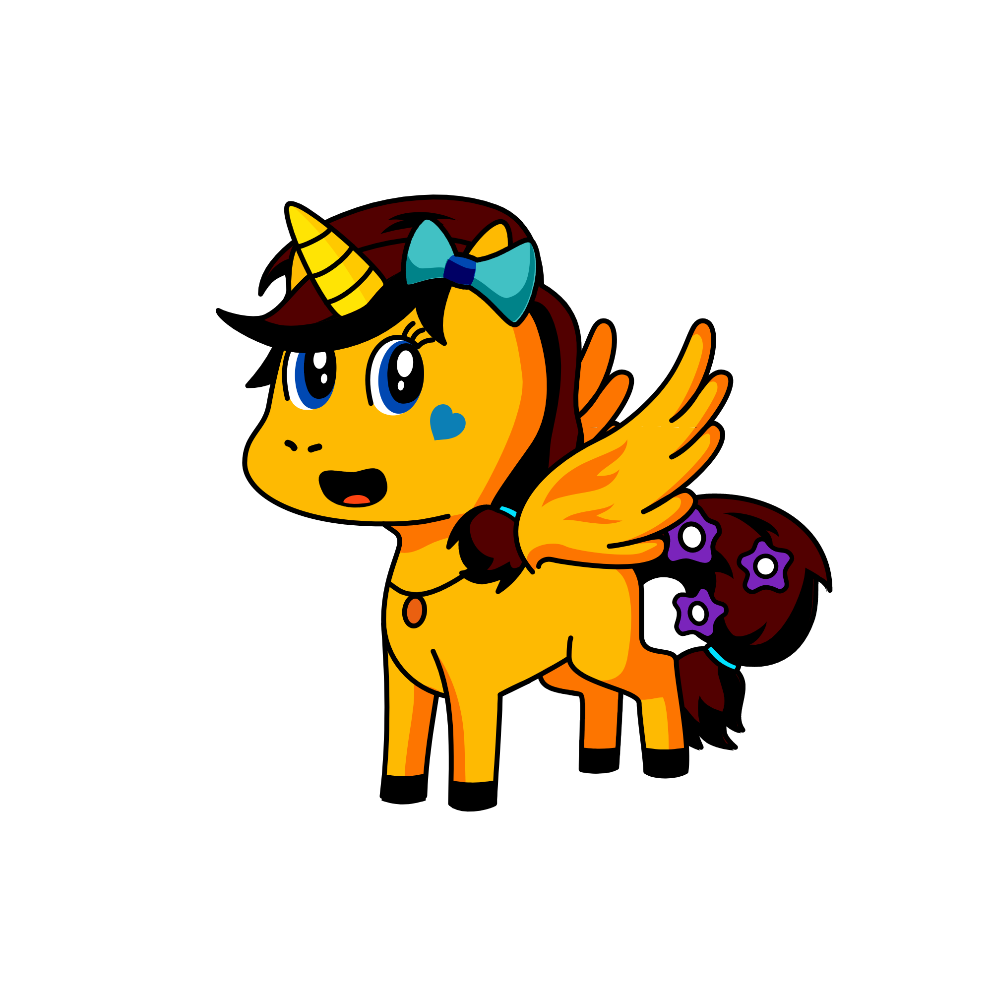 cupcake, the unicorn