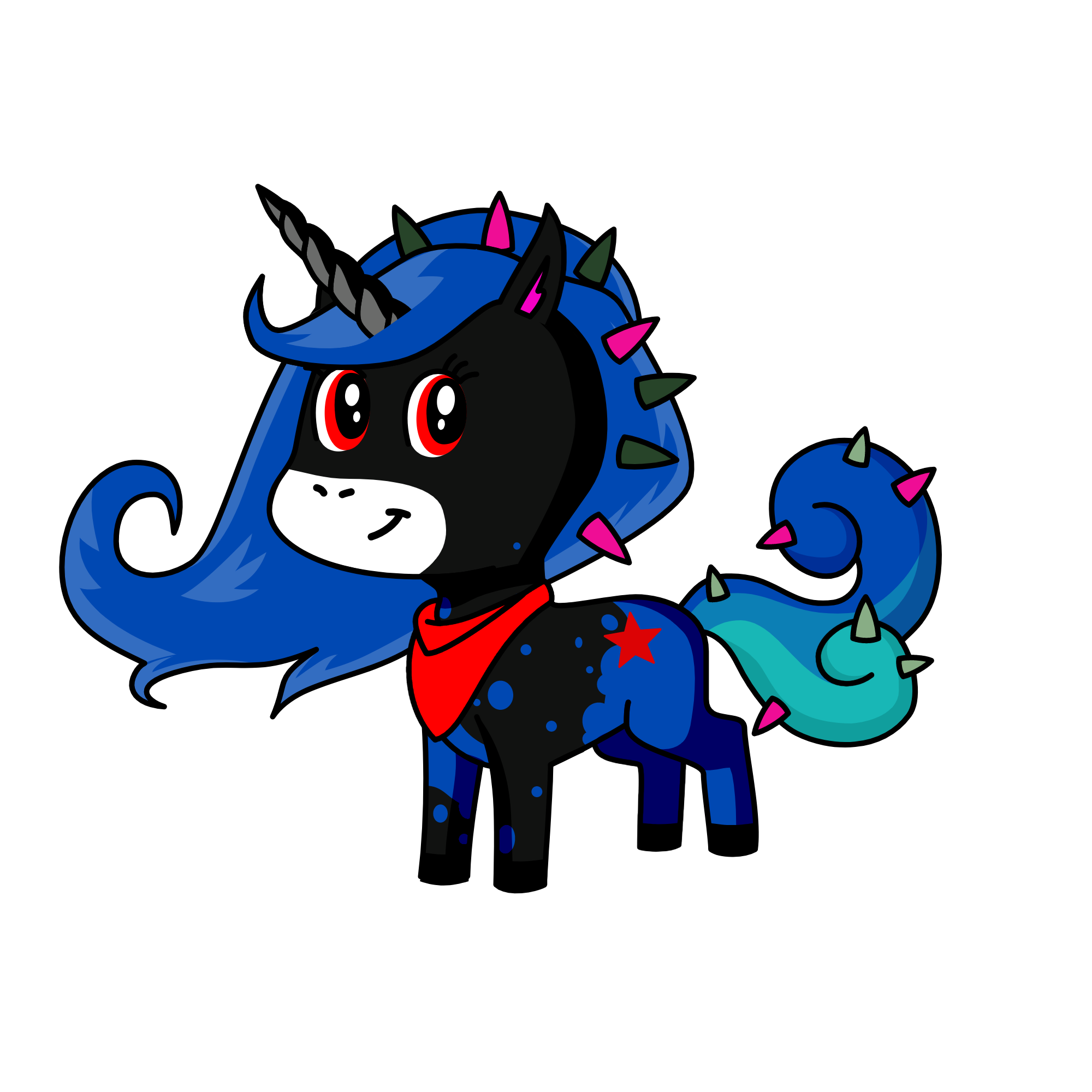 Camo, the unicorn