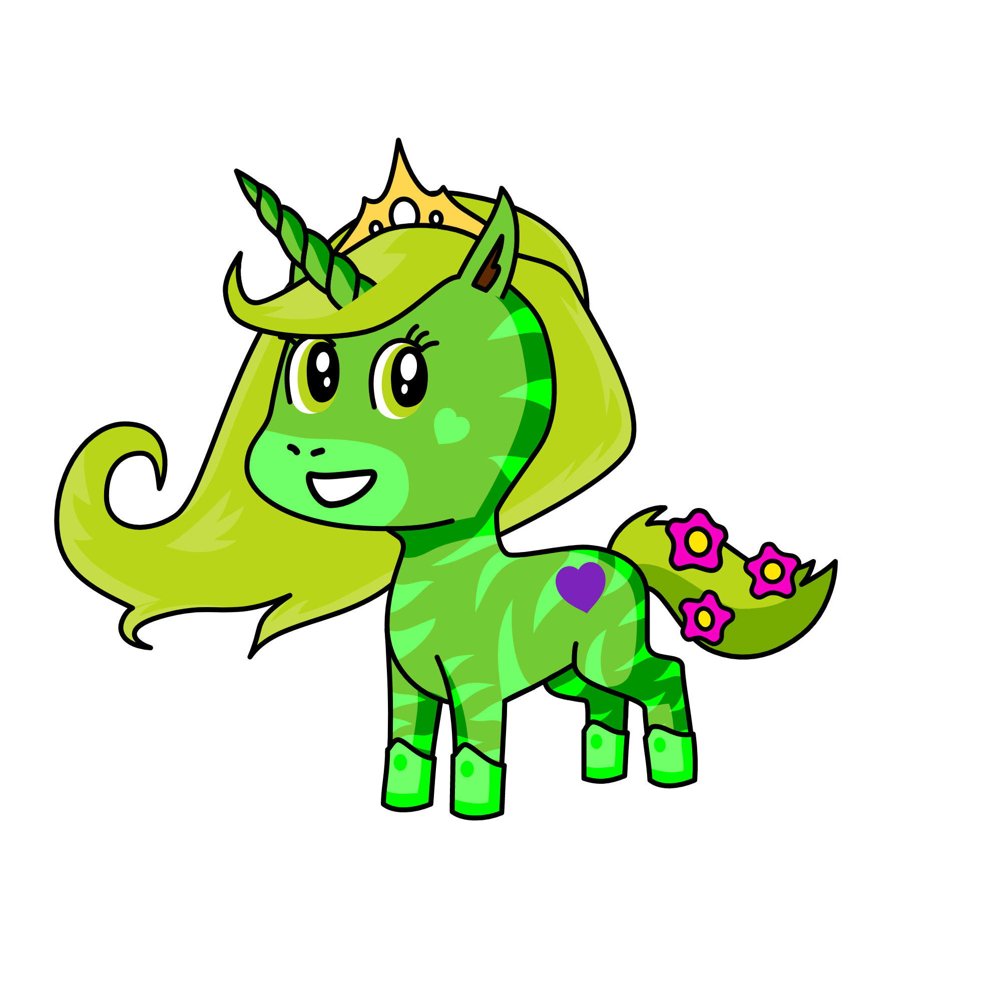 Mother Nature, the unicorn