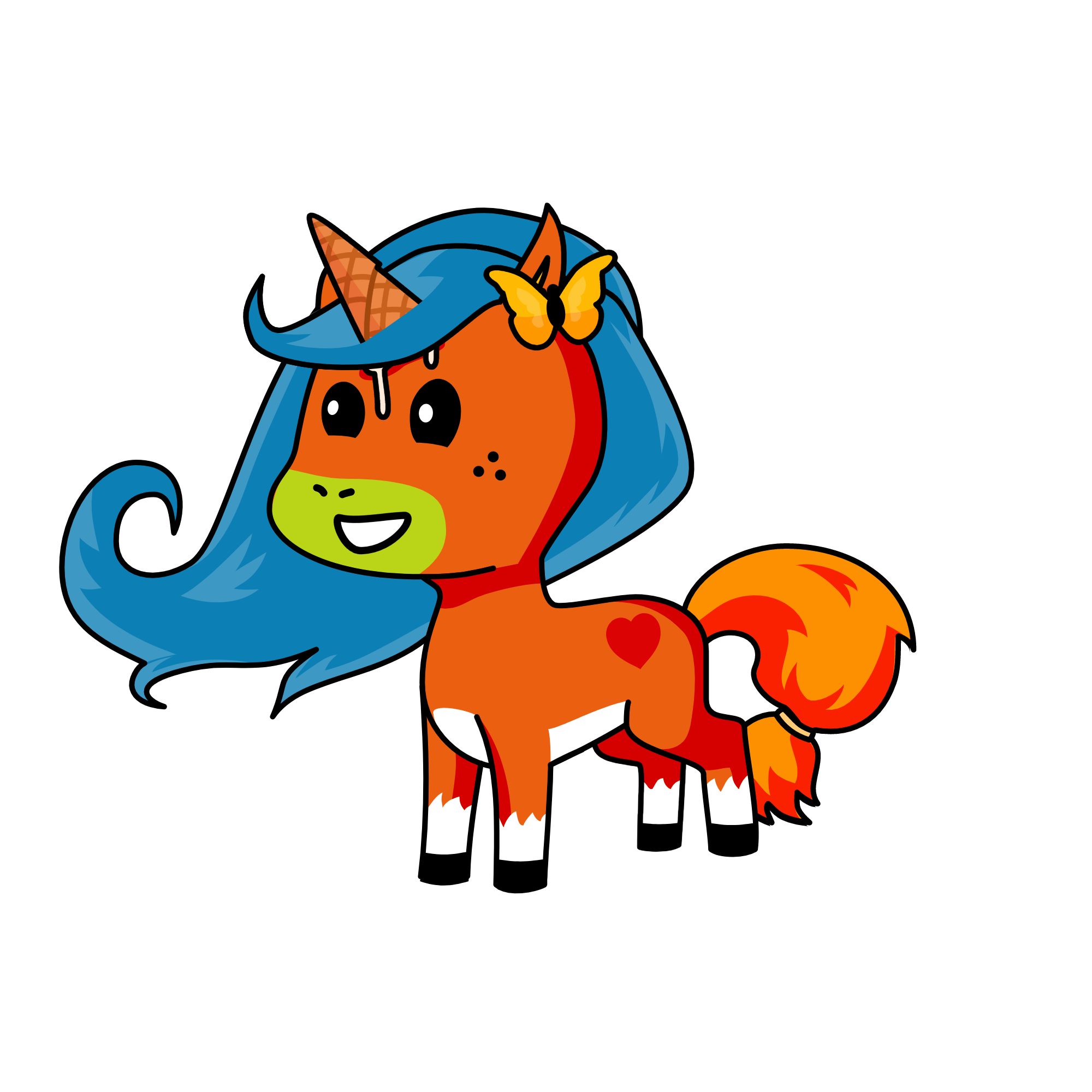 funky, the unicorn