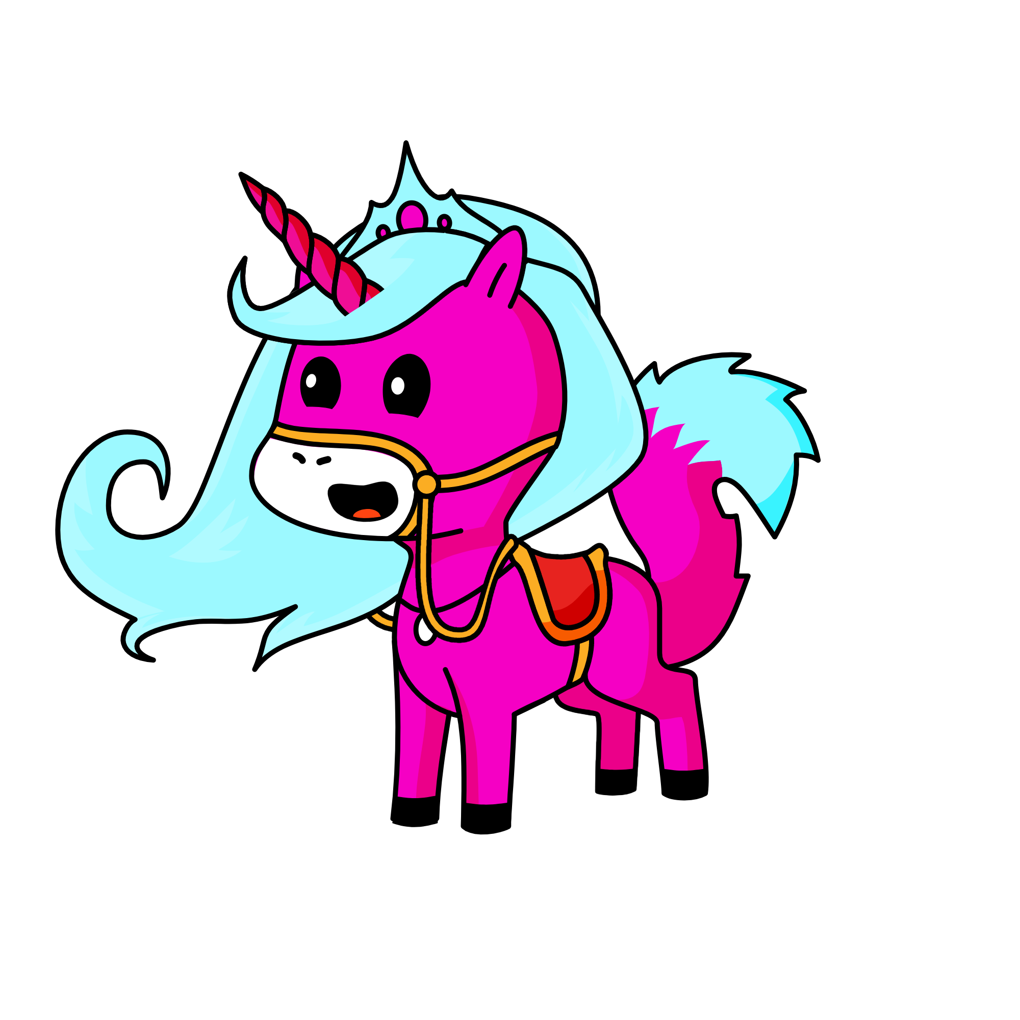 cat, the unicorn