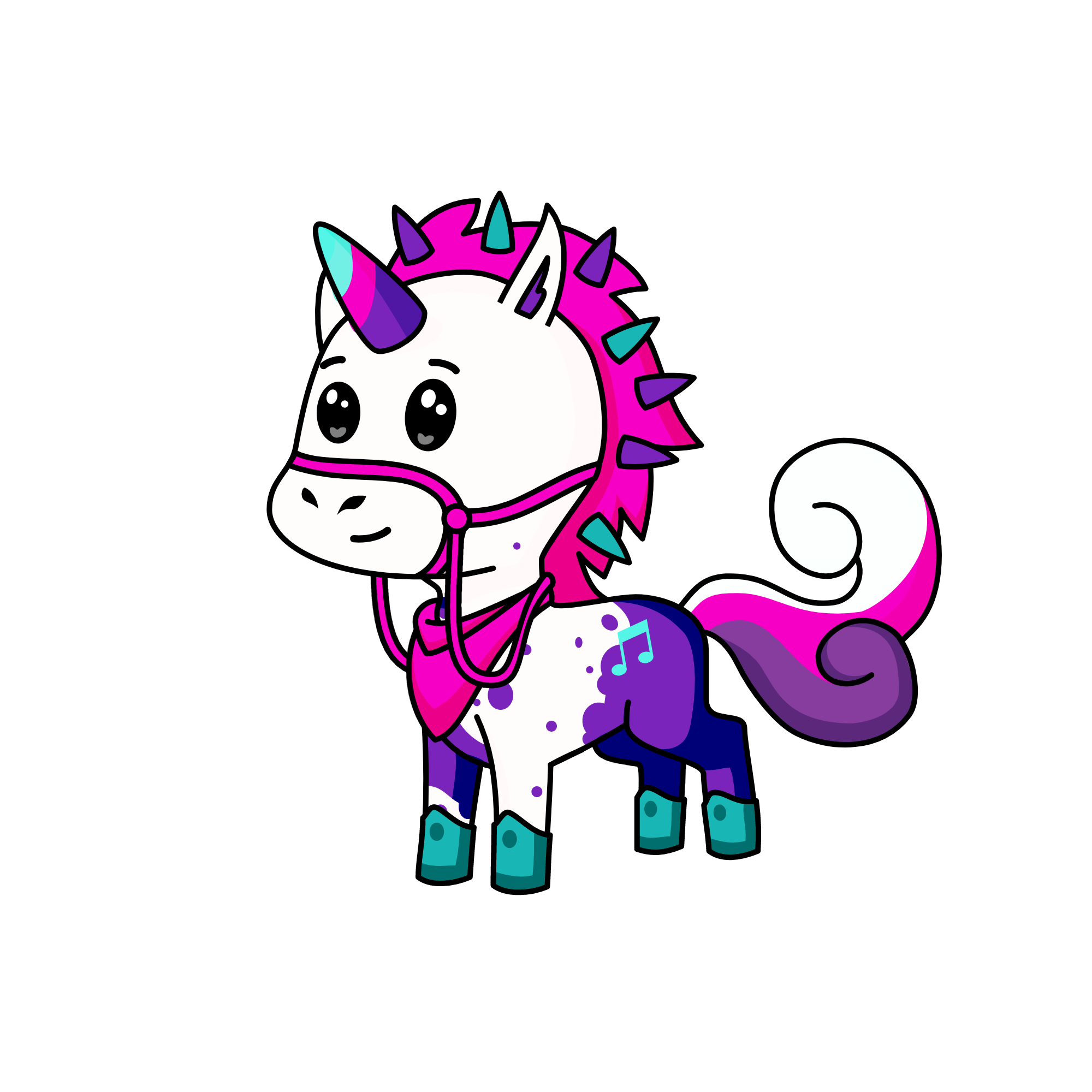 sticky, the unicorn