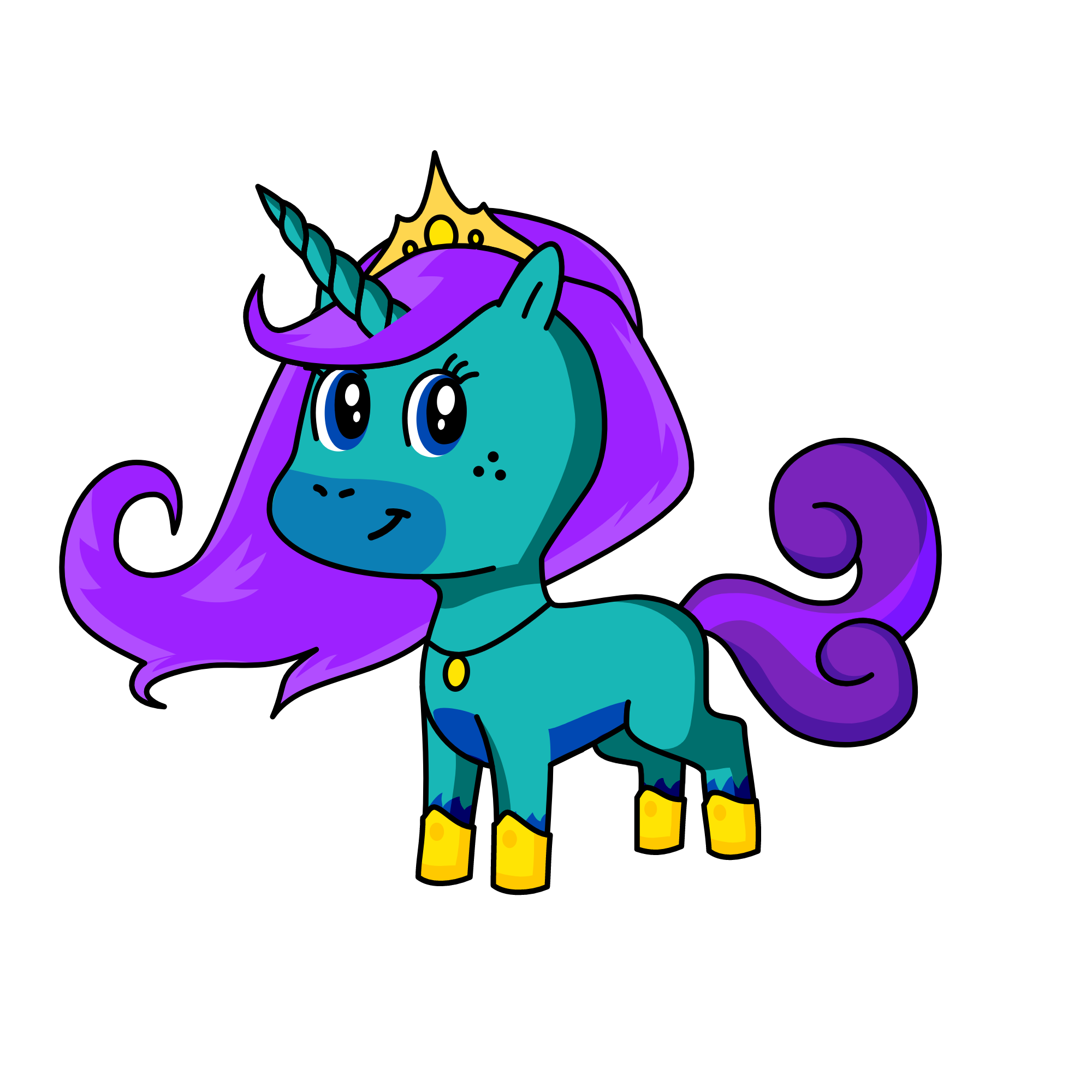 moon, the unicorn