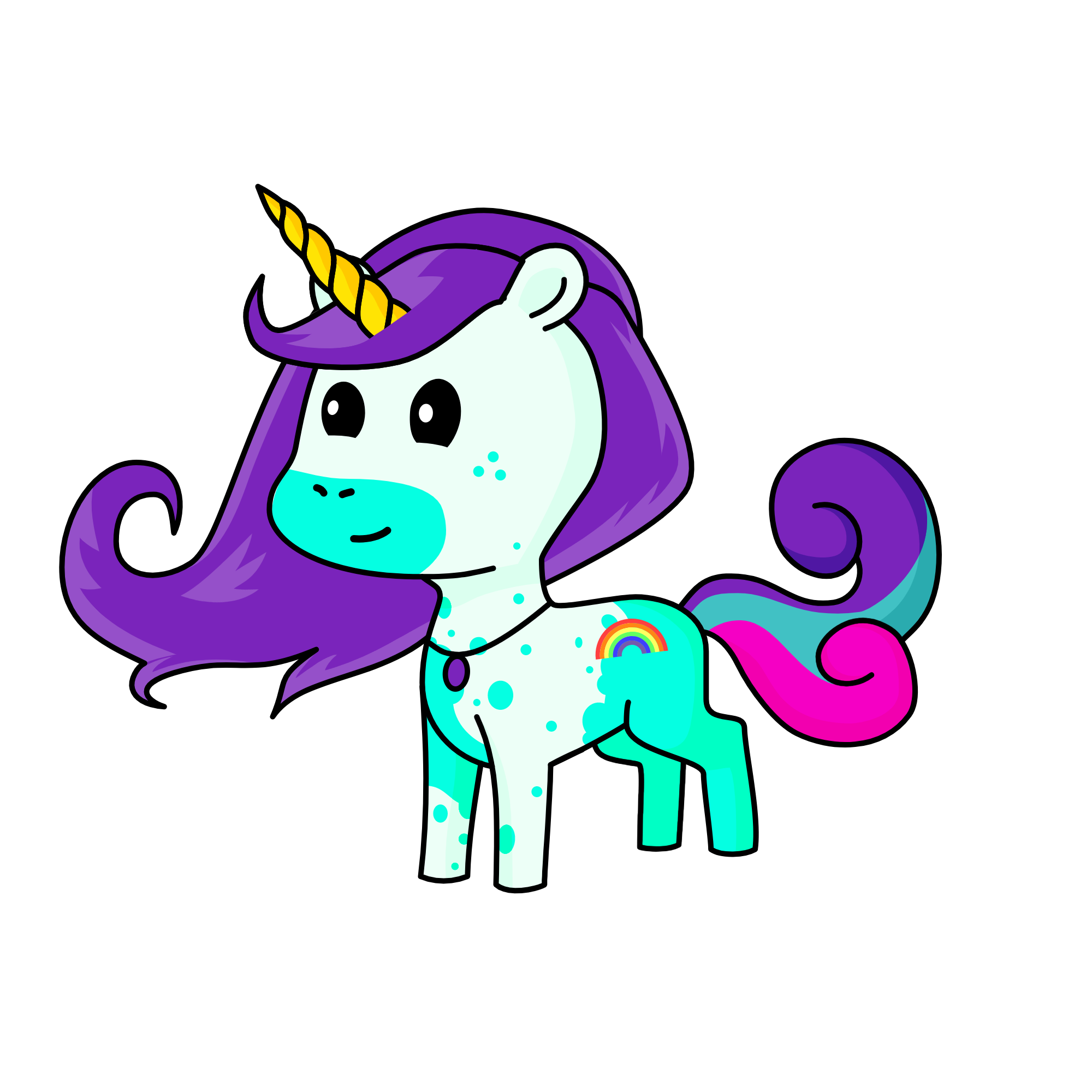 Lucky, the unicorn