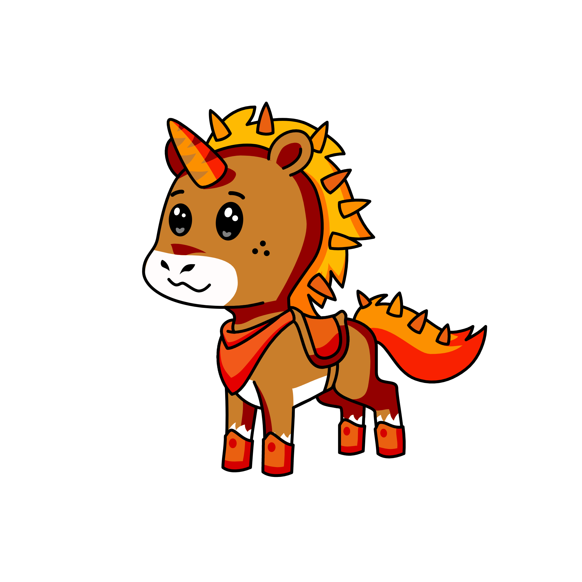 caramel, the unicorn