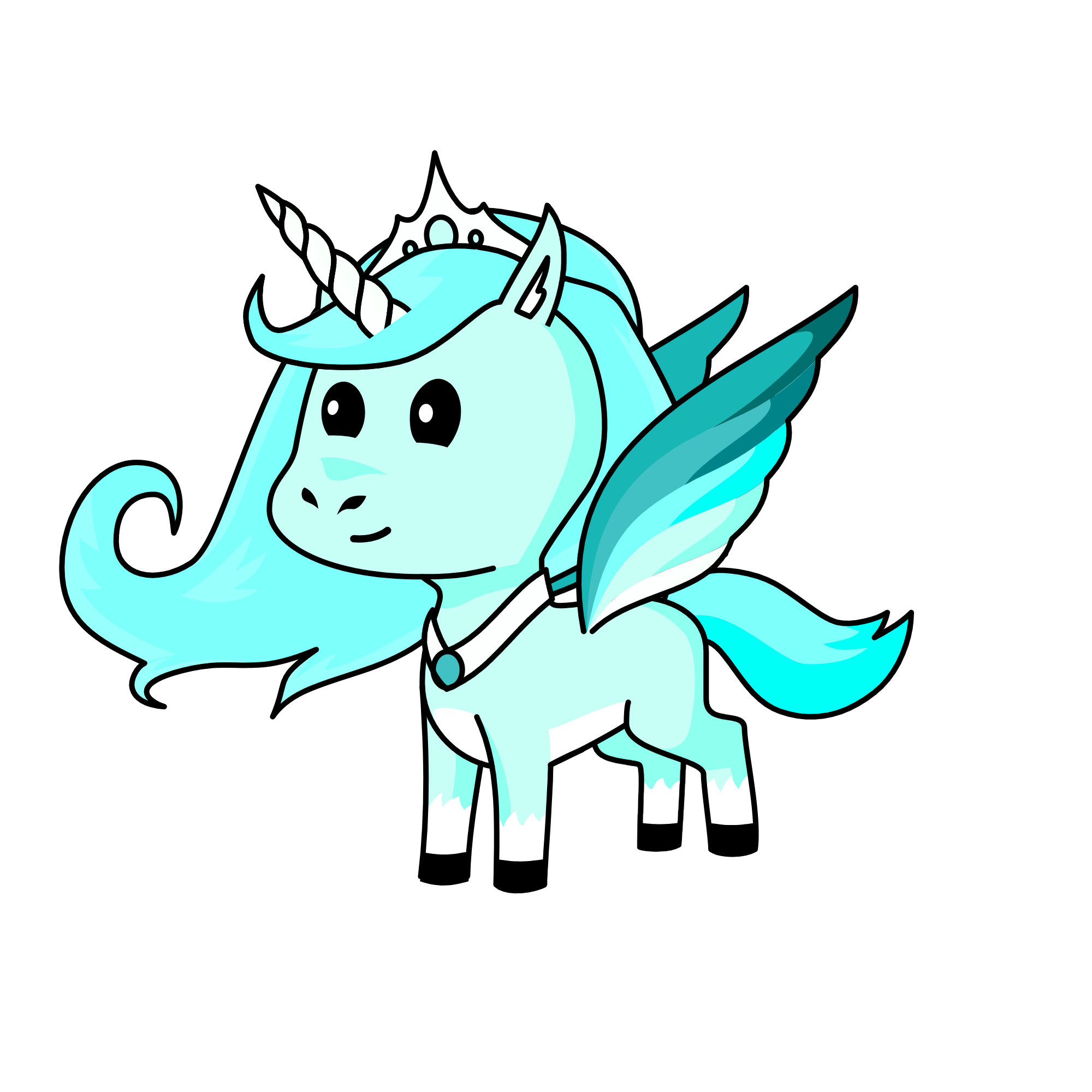 Unicorn ice queen, the unicorn