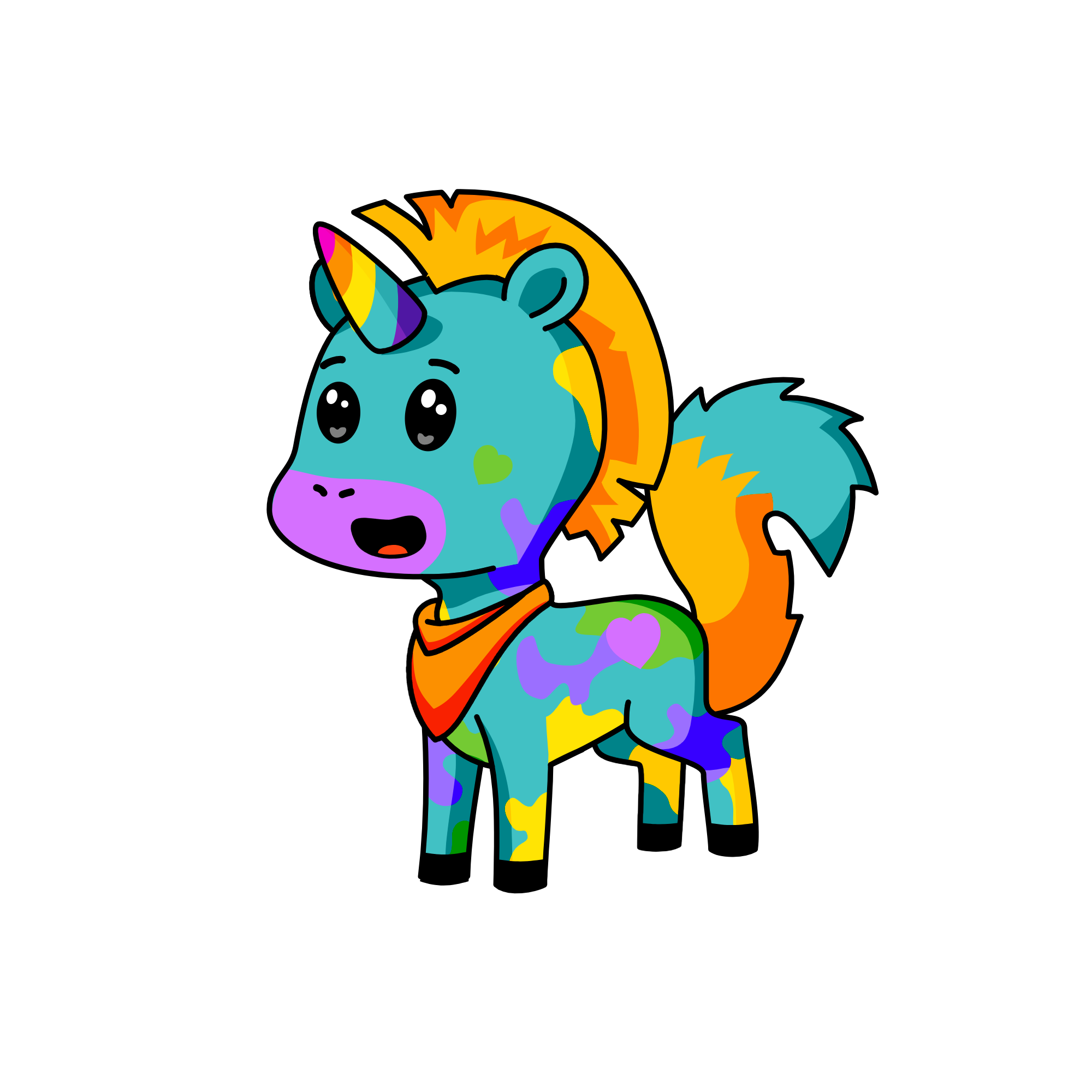 Sketchacorn, the unicorn
