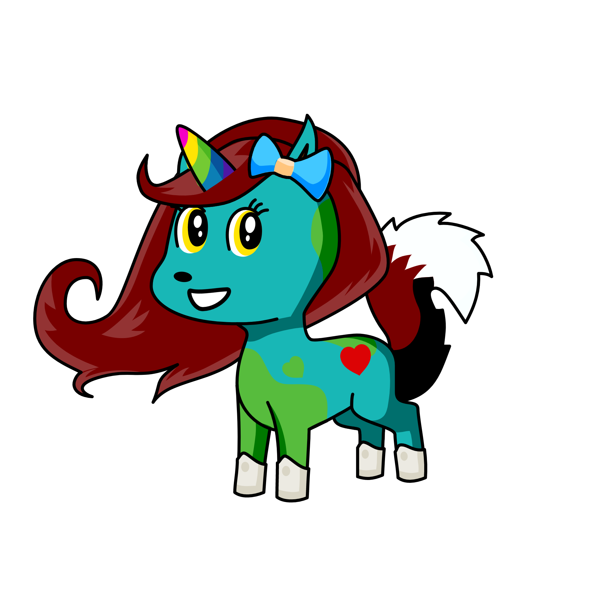 earthy, the unicorn