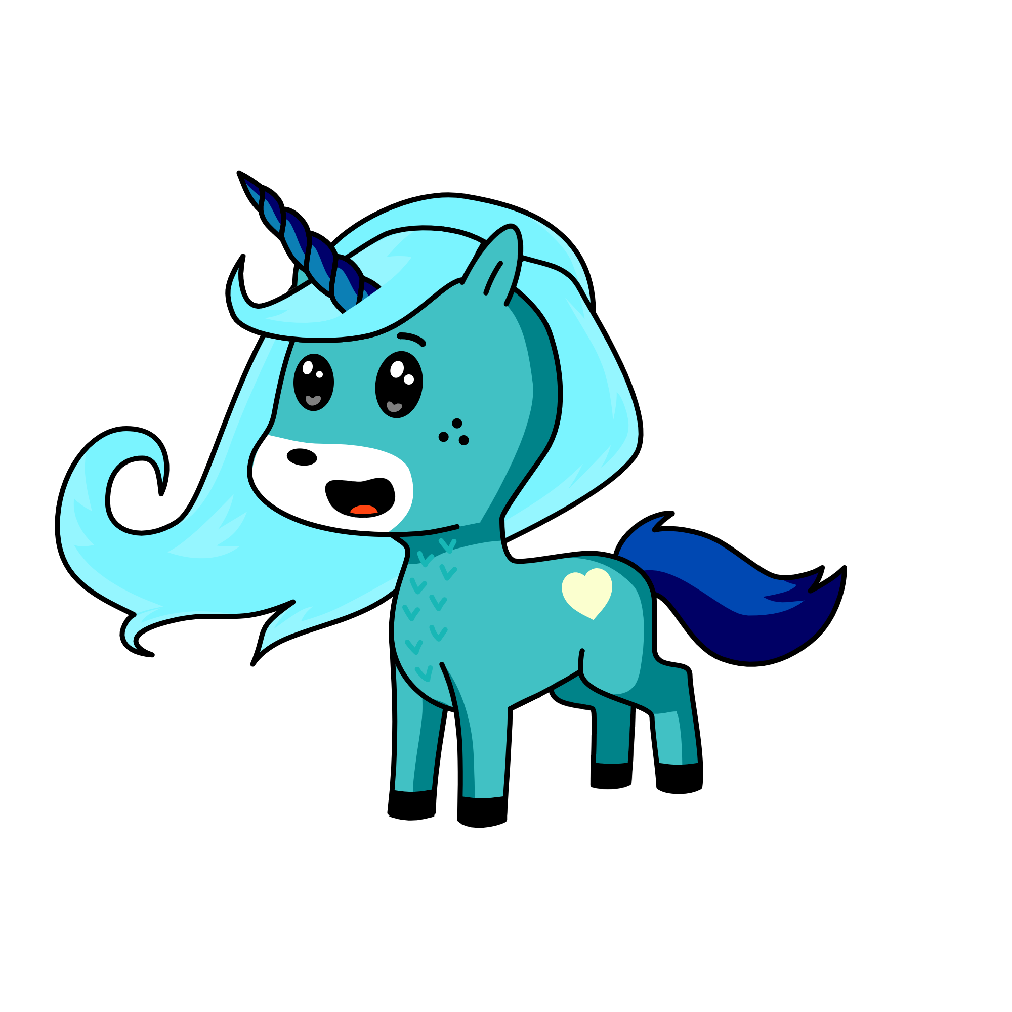 ICEY, the unicorn