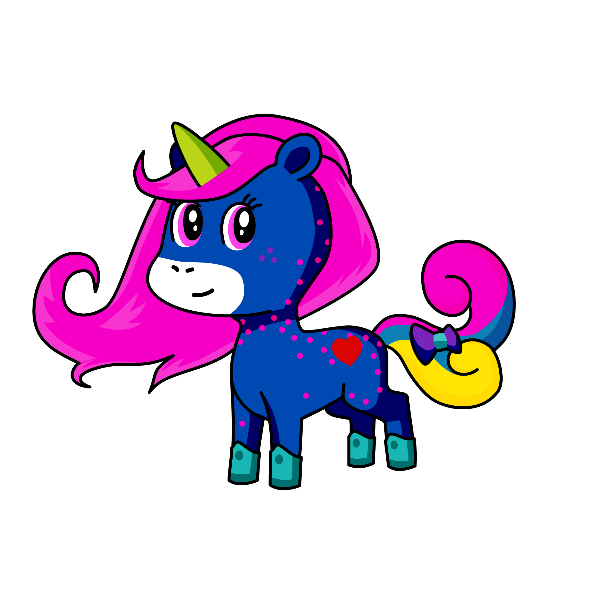 Pecy, the unicorn