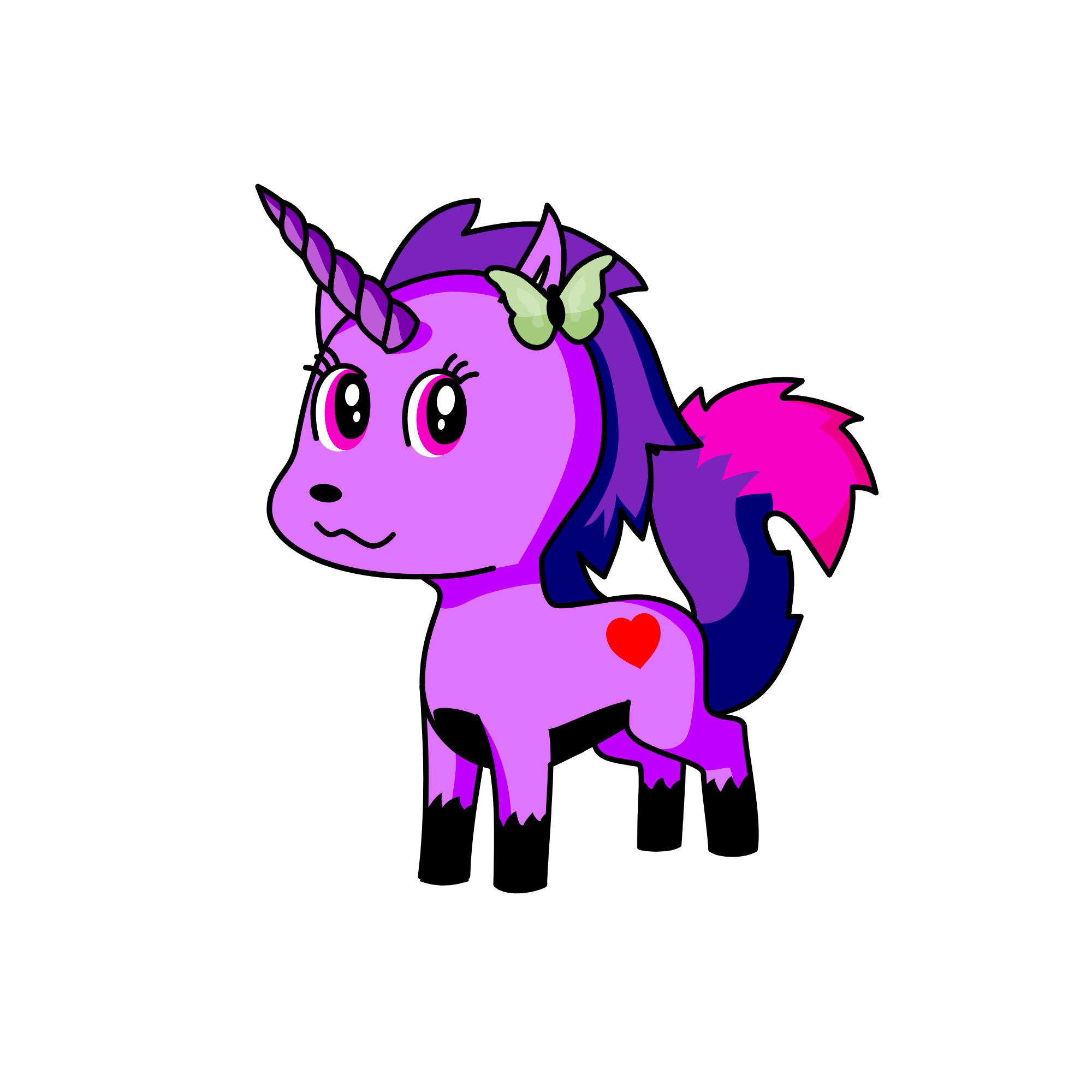 Foxy, the unicorn