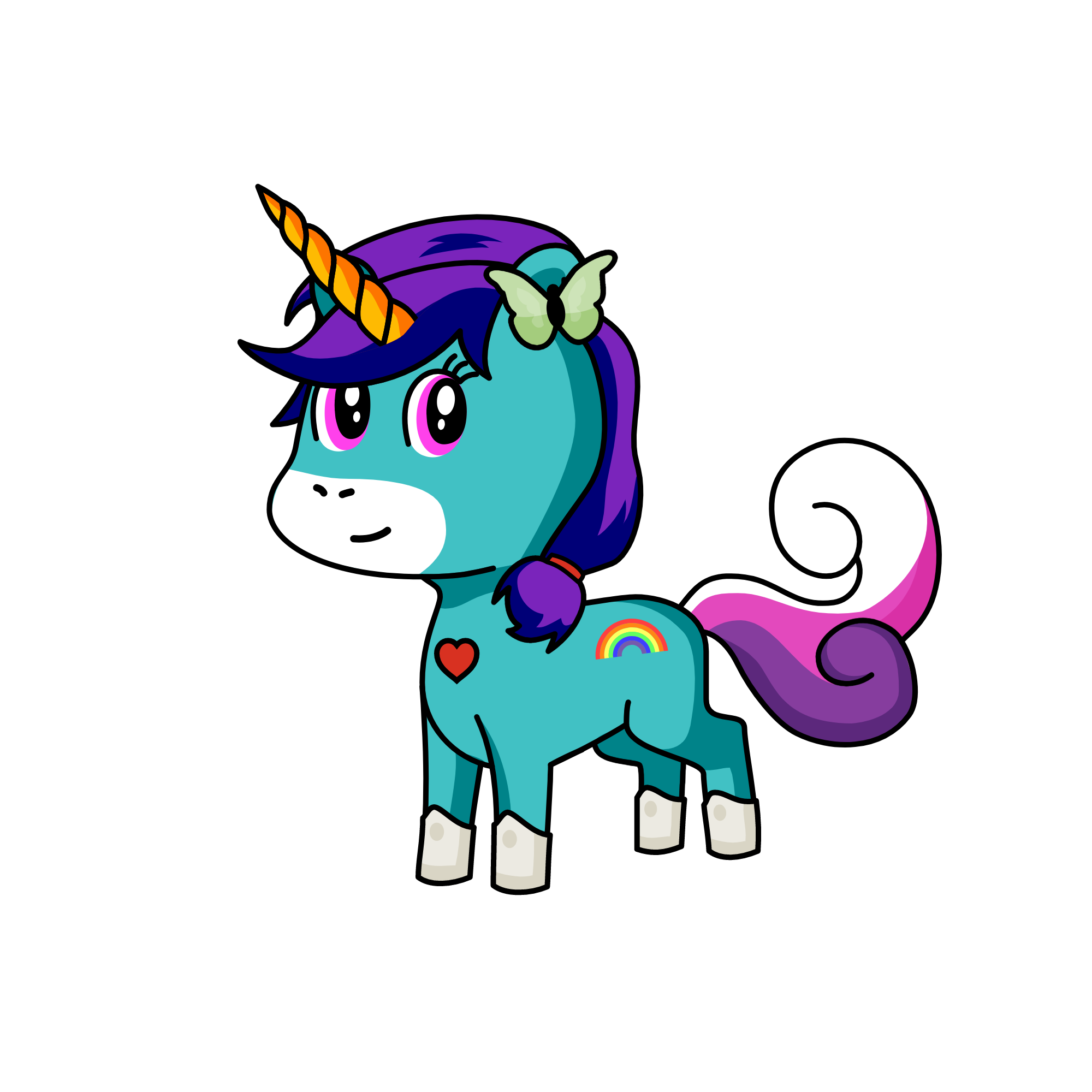 preety, the unicorn