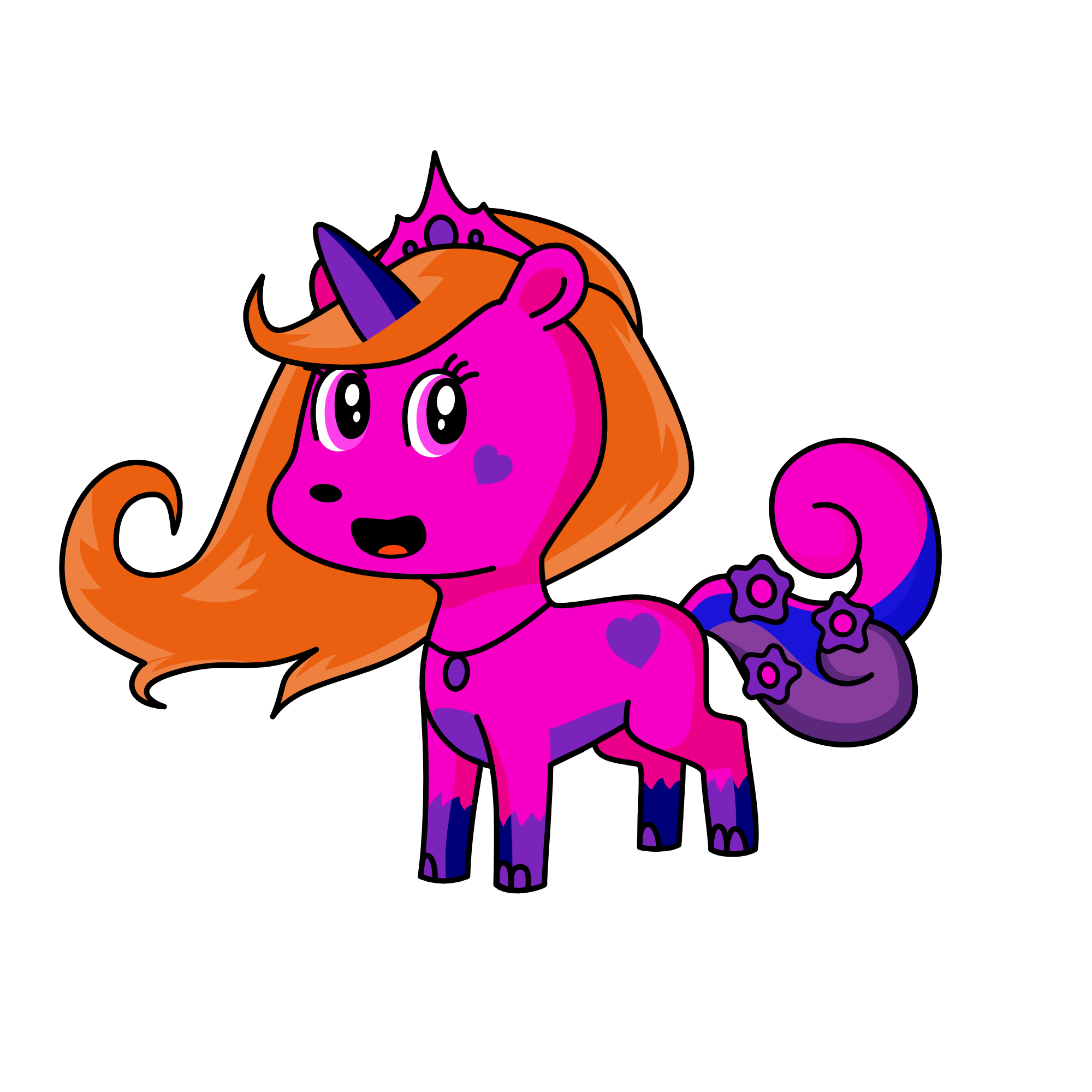Girly Girl, the unicorn