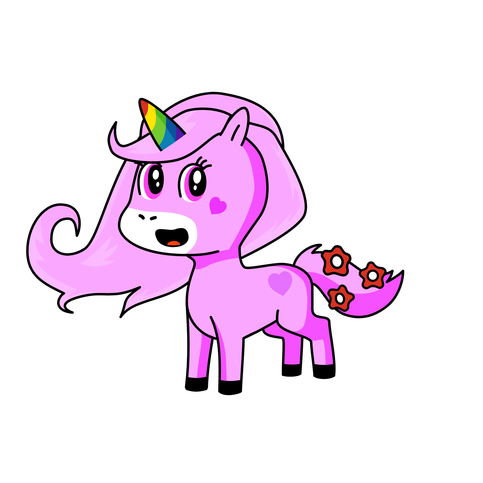 Pinkie UwU, the unicorn