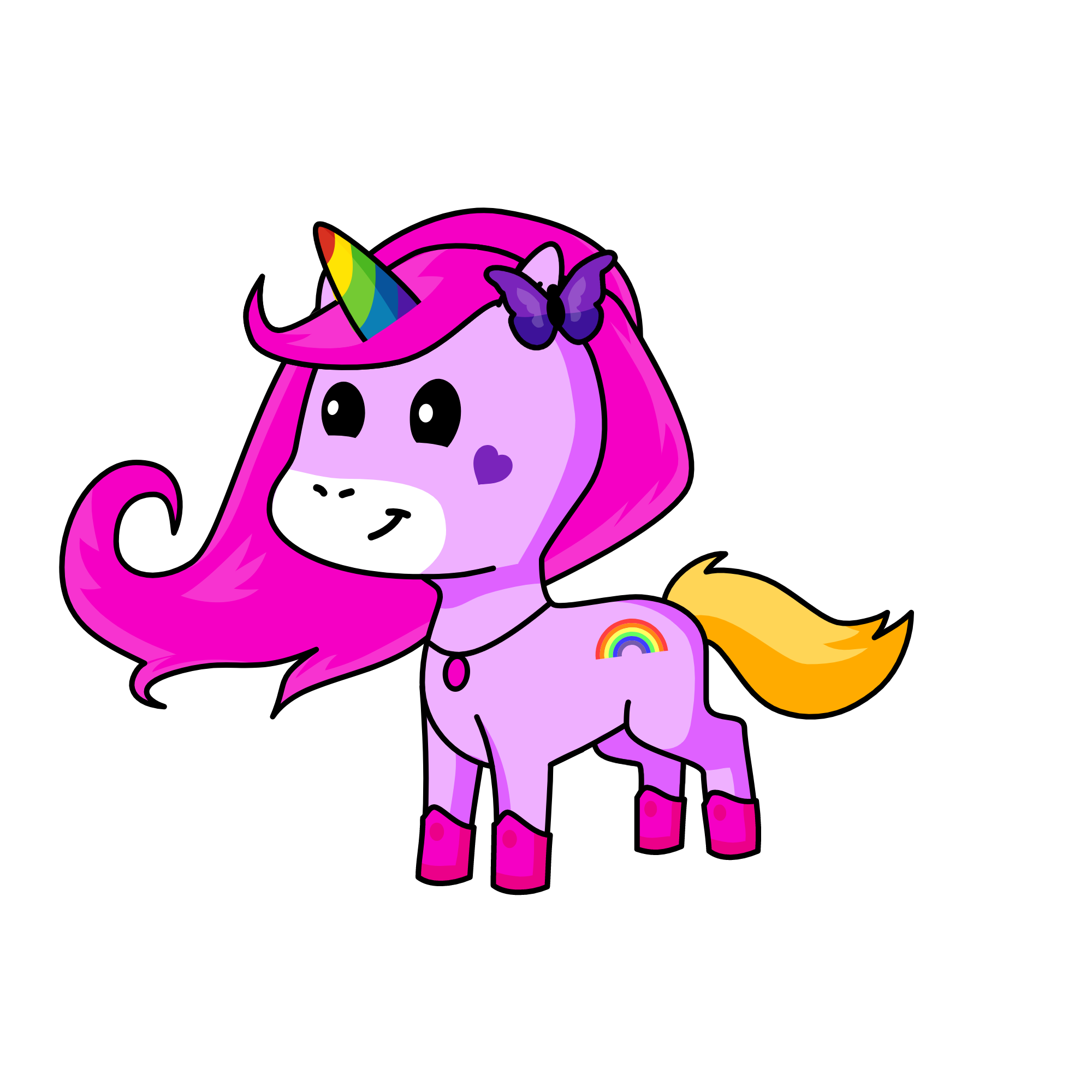 pinky, the unicorn