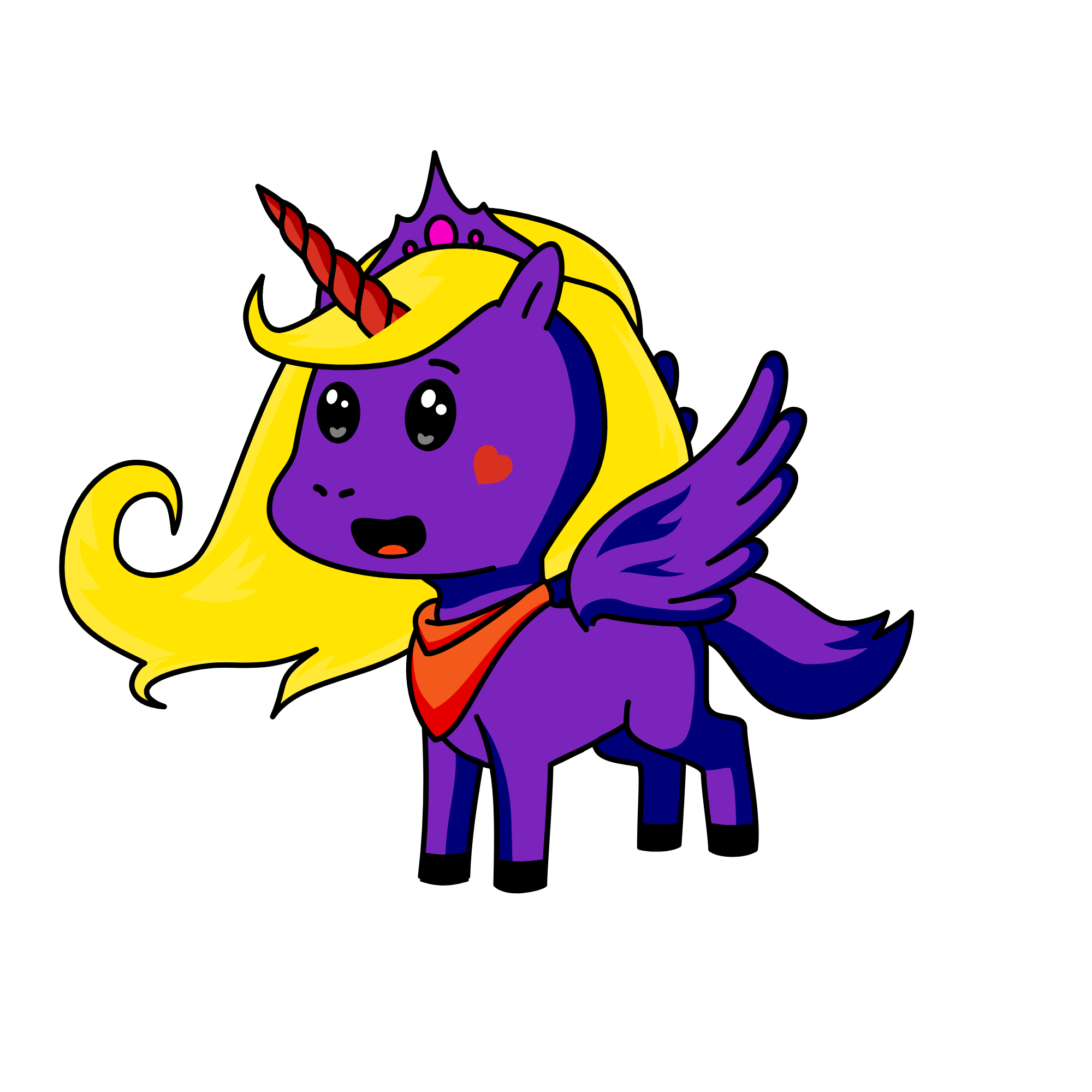hi, the unicorn