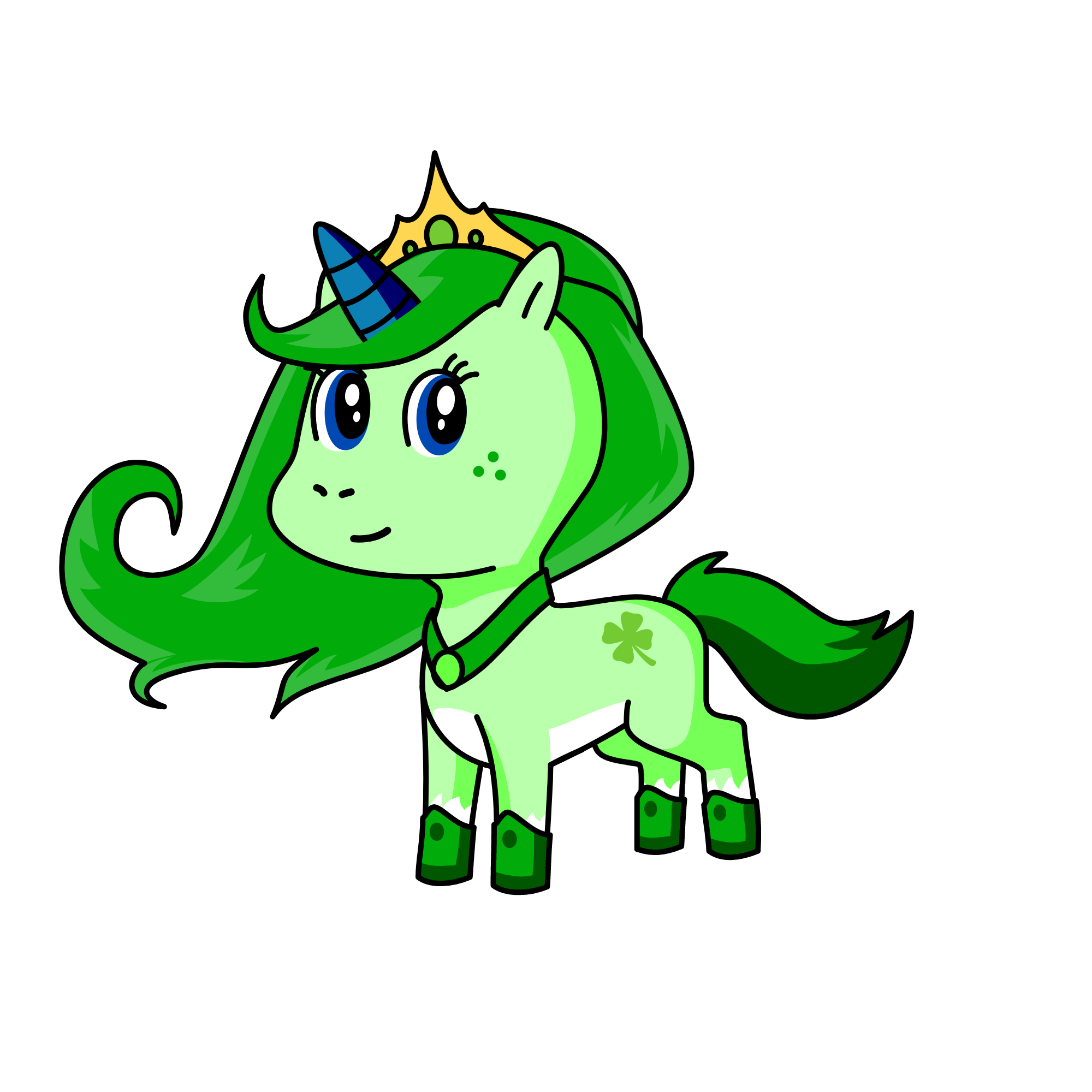 Queen of the Forest, the unicorn