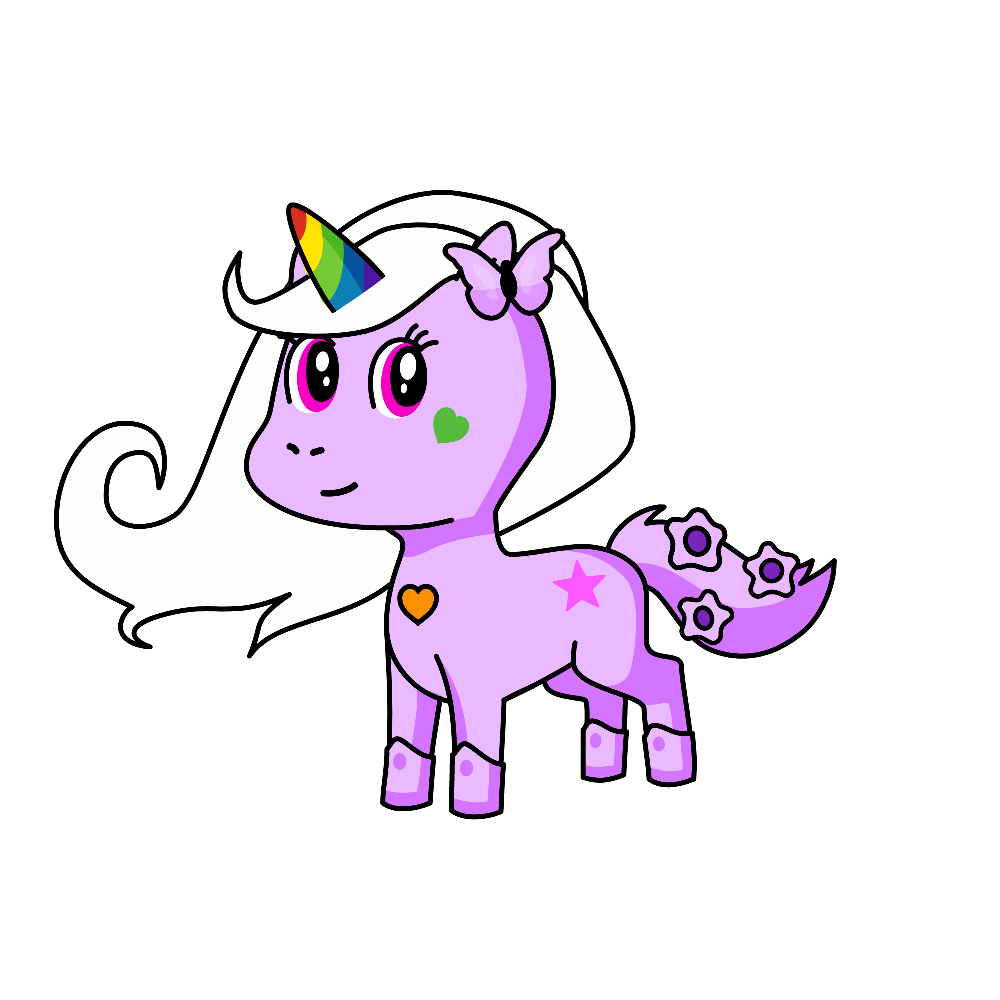بياض الثلج, the unicorn