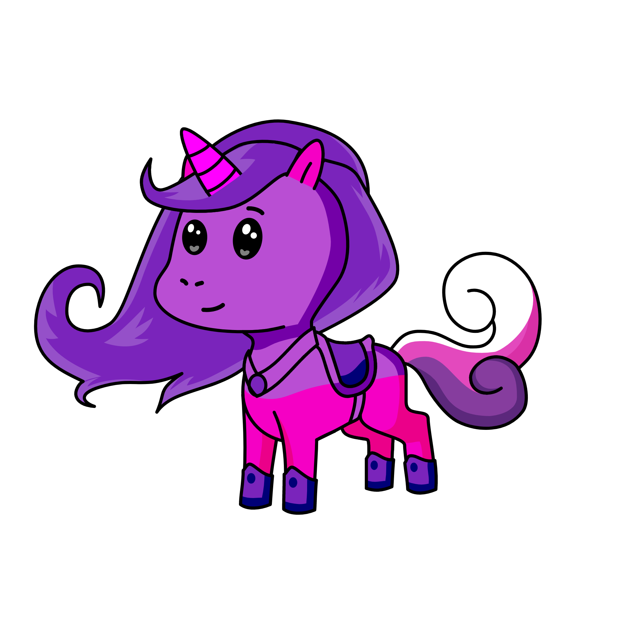 Zemirah Jewel from the Zizters, the unicorn