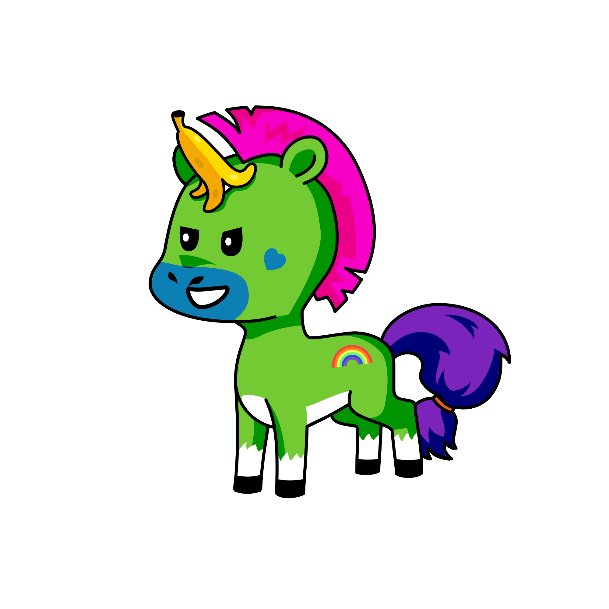 invisible, the unicorn