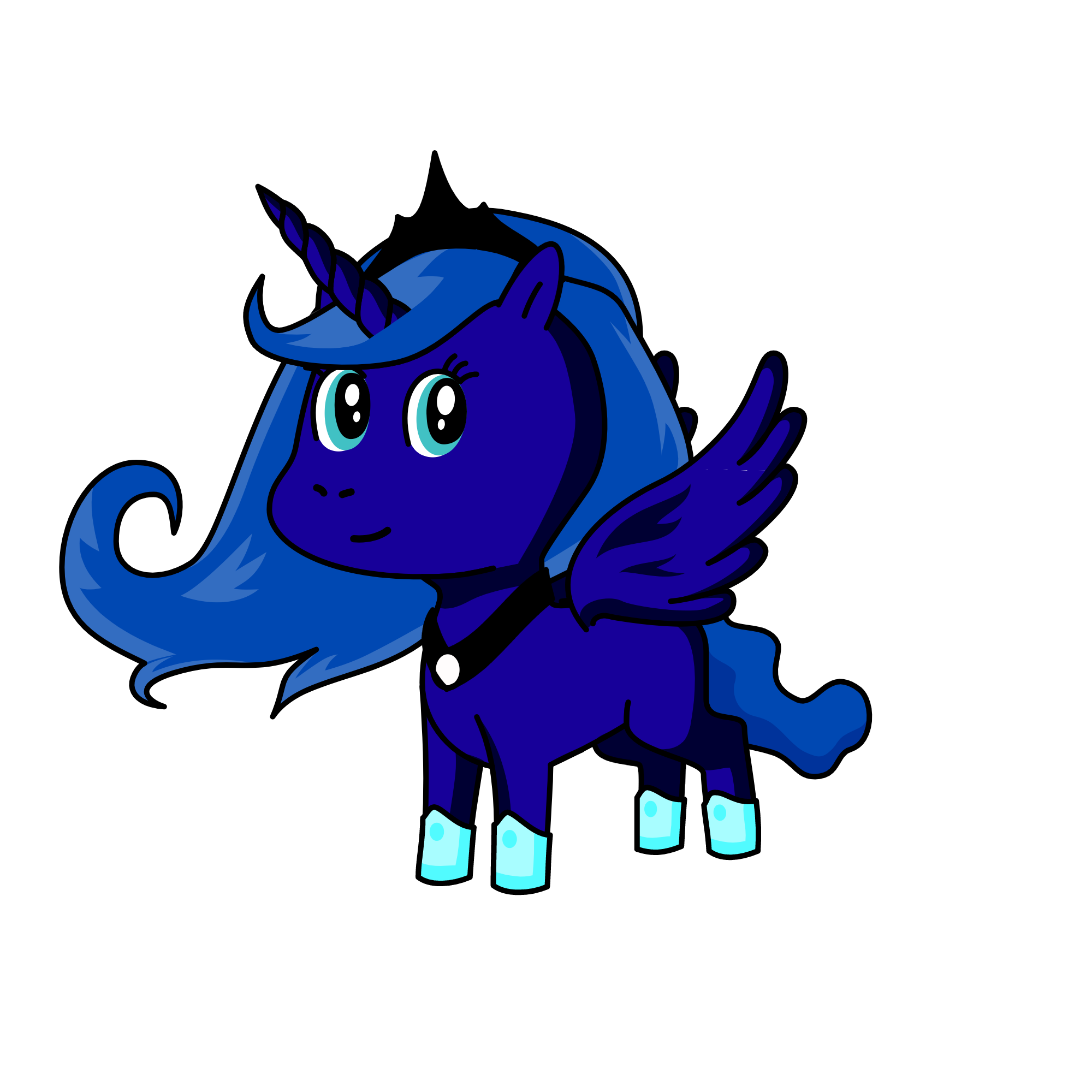 Luna, the unicorn