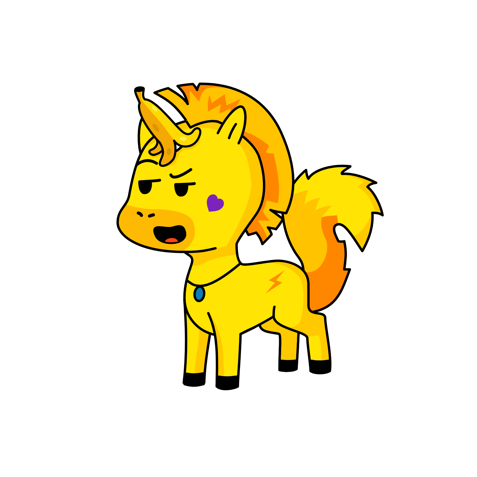 Banana :3, the unicorn