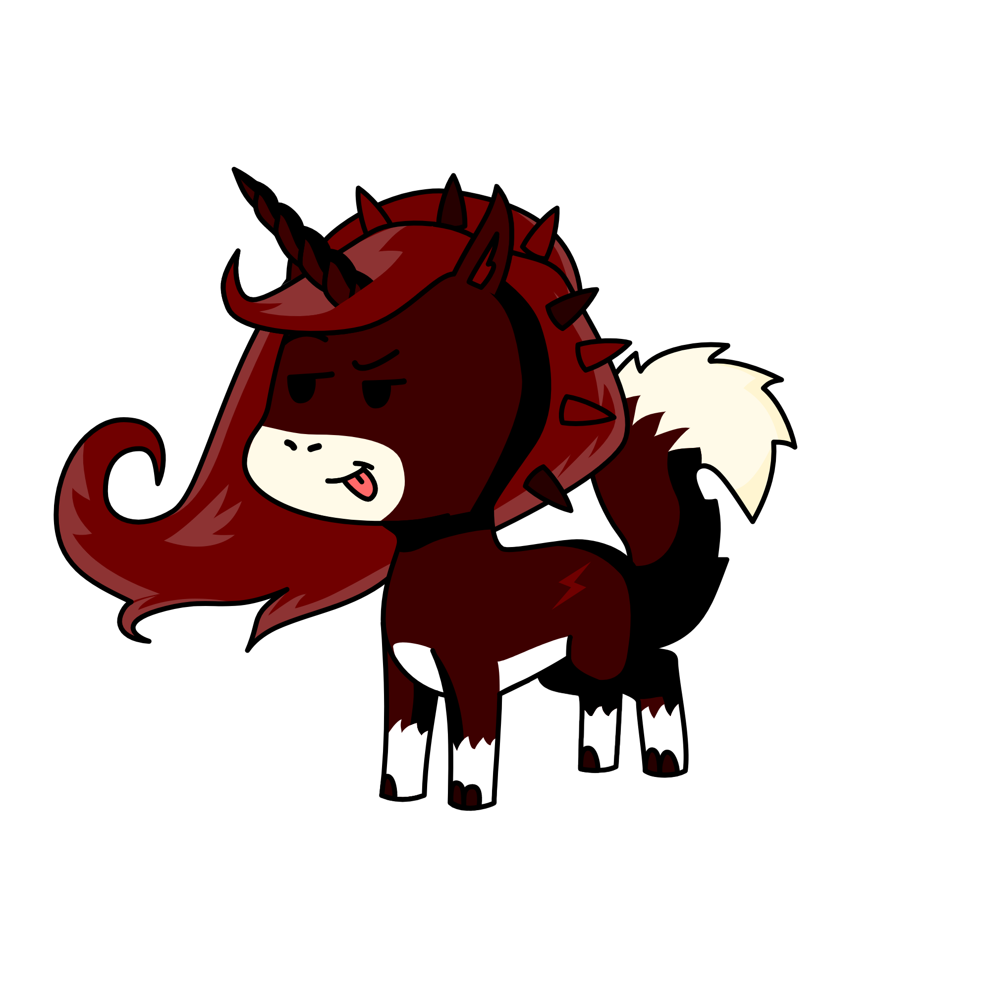 Dark, the unicorn