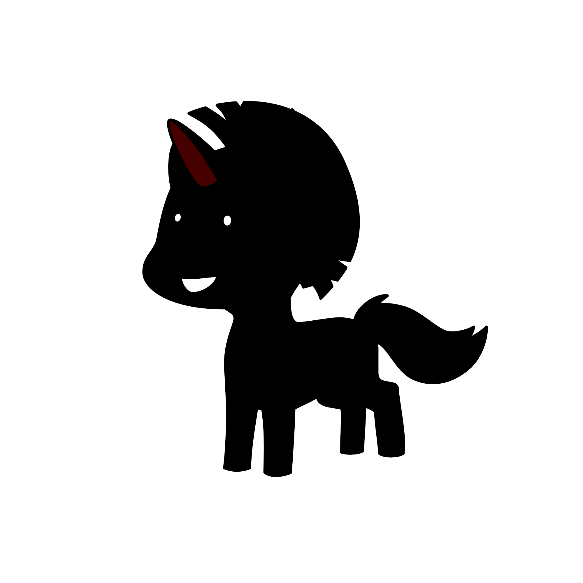 Creepy creep, the unicorn