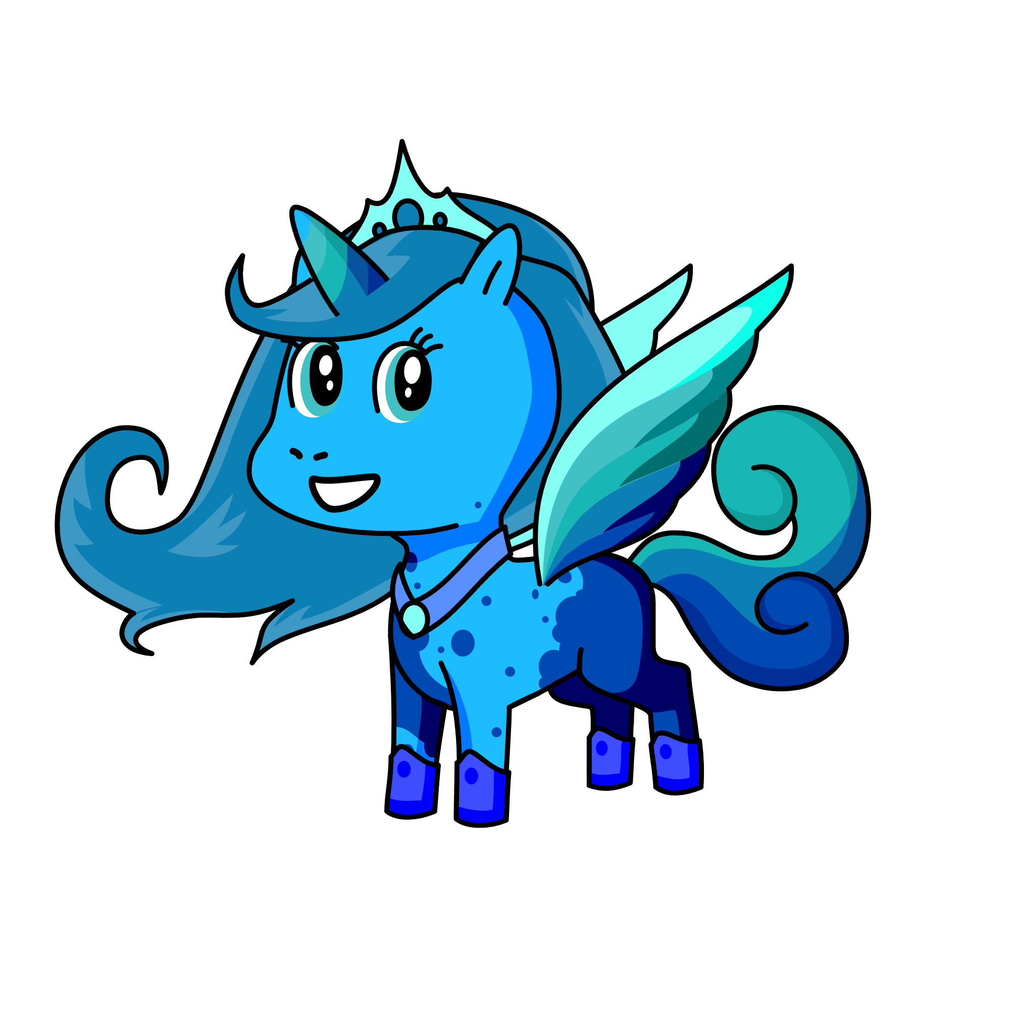Princess Oceania, the unicorn