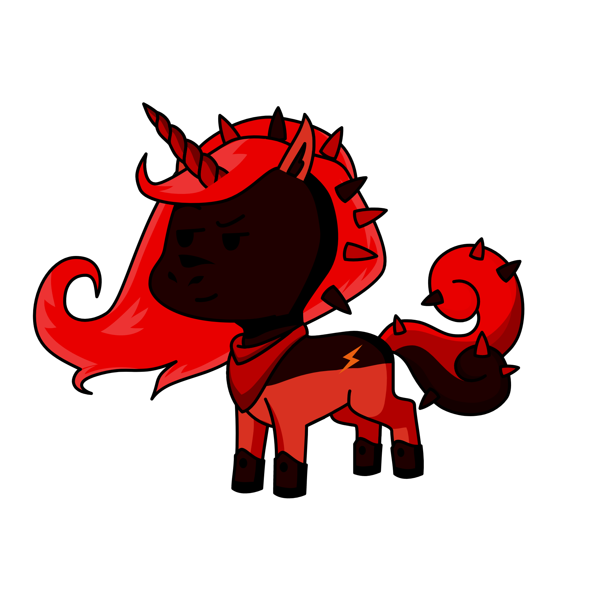 Queen of Broken Hearts, the unicorn