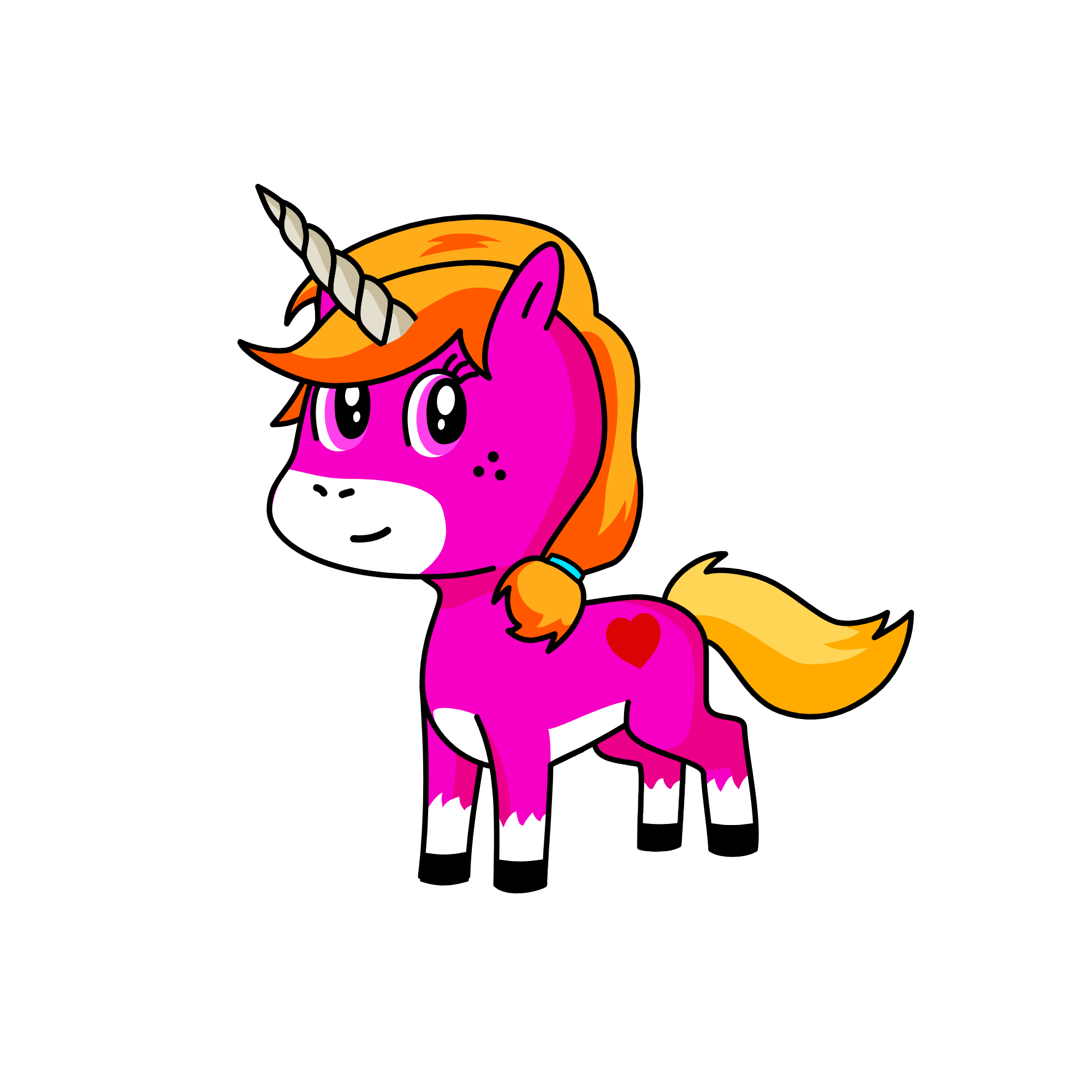 cutee, the unicorn