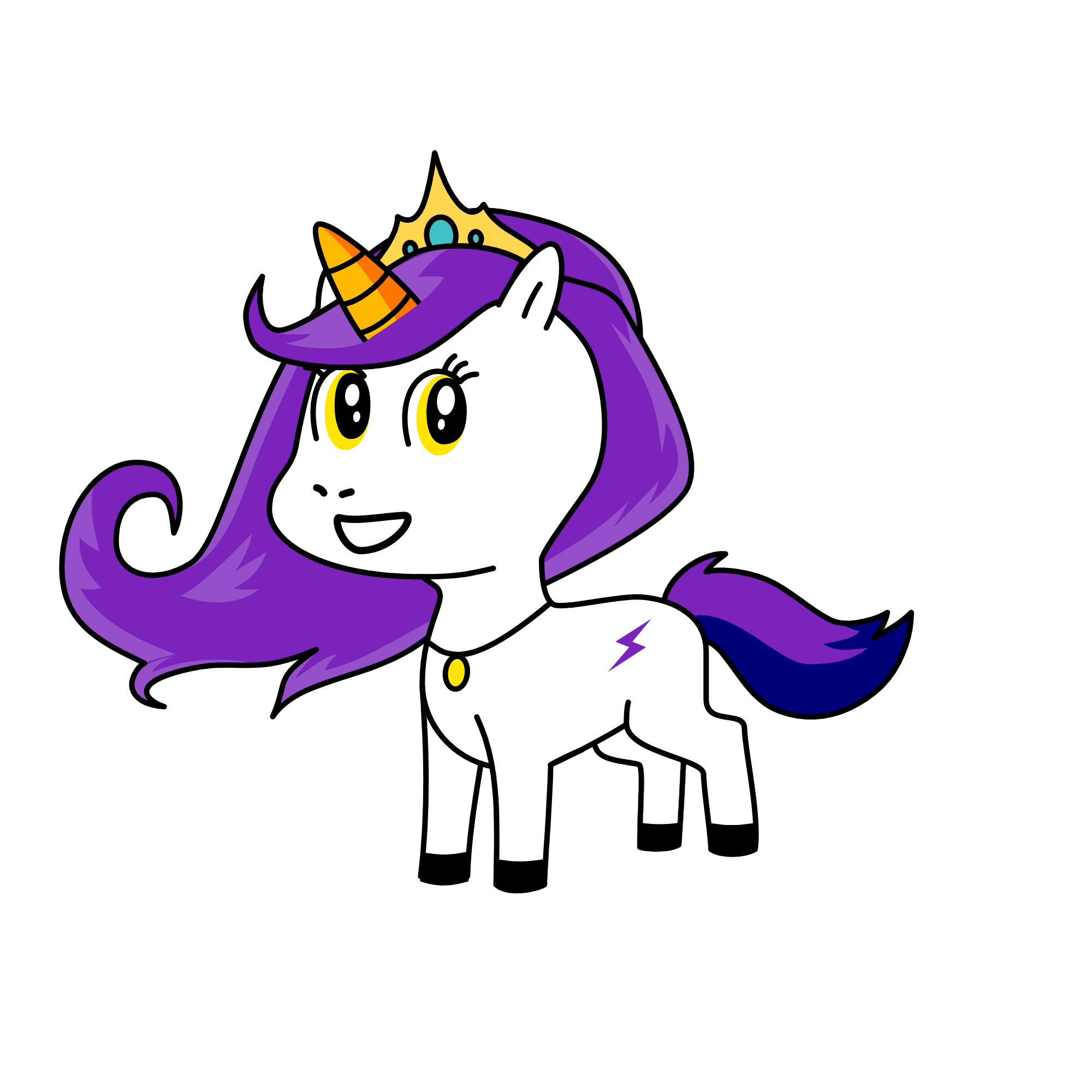 Corni, the unicorn