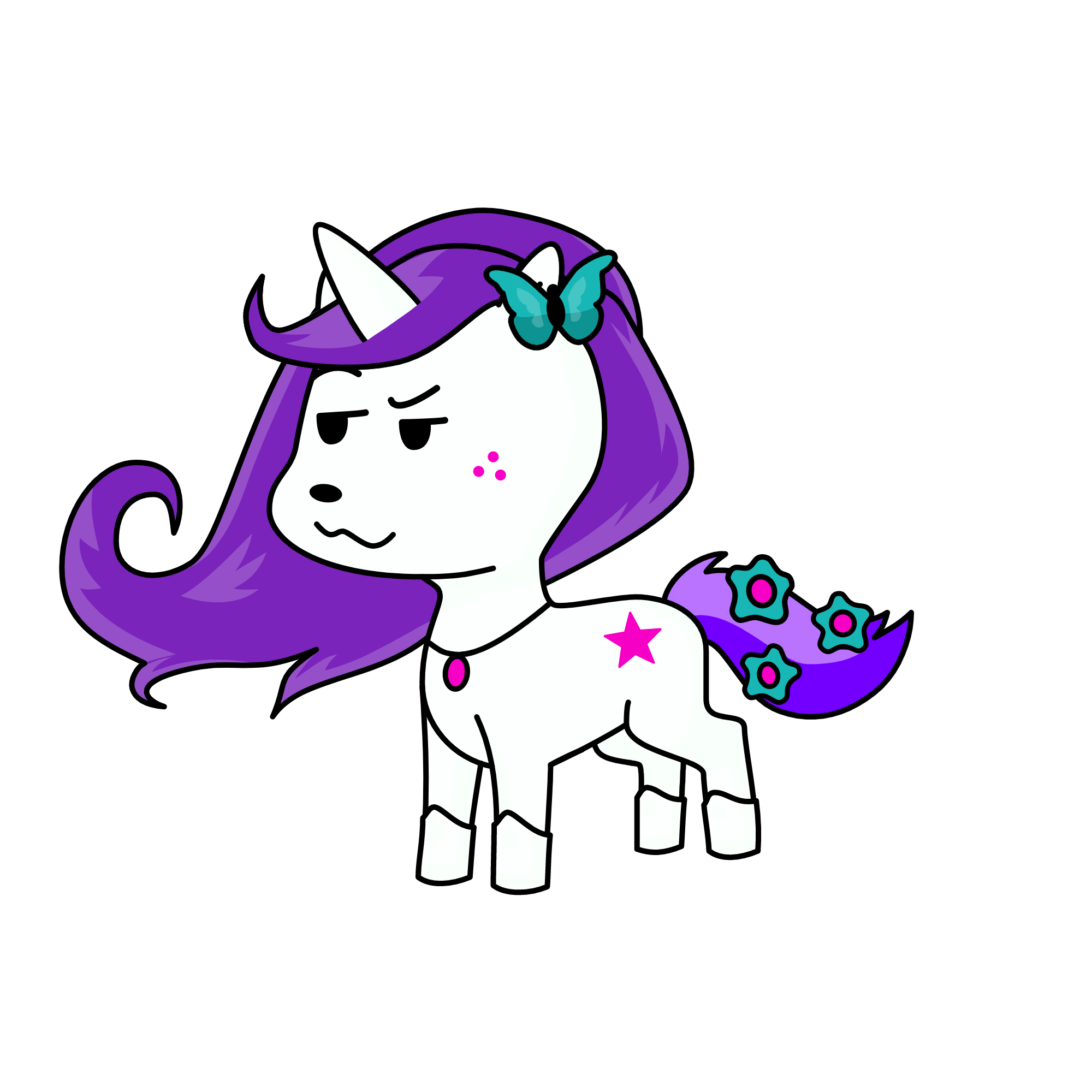 Rairity, the unicorn