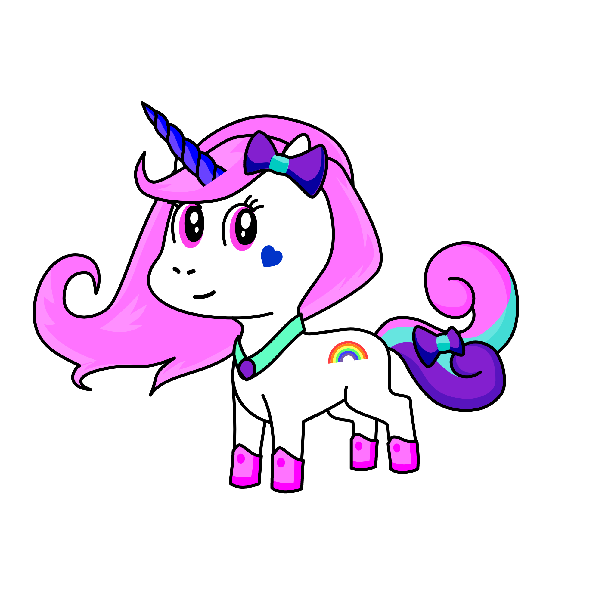 Dhruvi , the unicorn